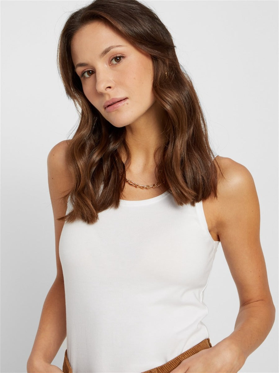 Pieces Sirene tank top white