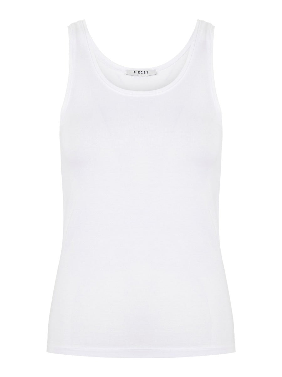 Pieces Sirene tank top white