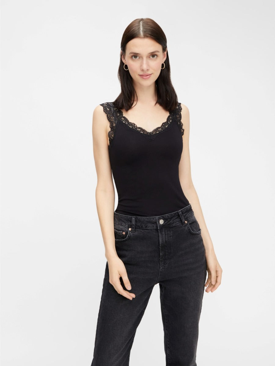 Barbera lace top black