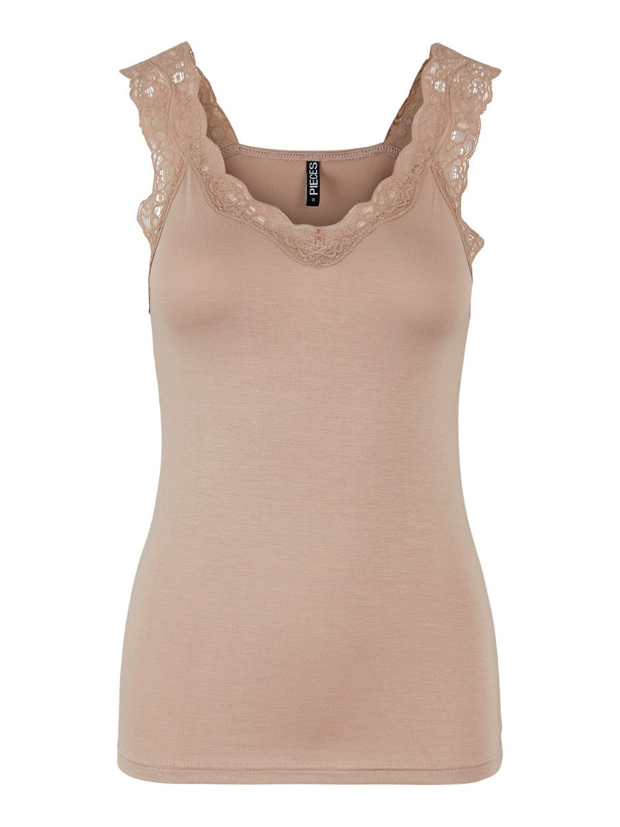 Barbera lace Top Taupe
