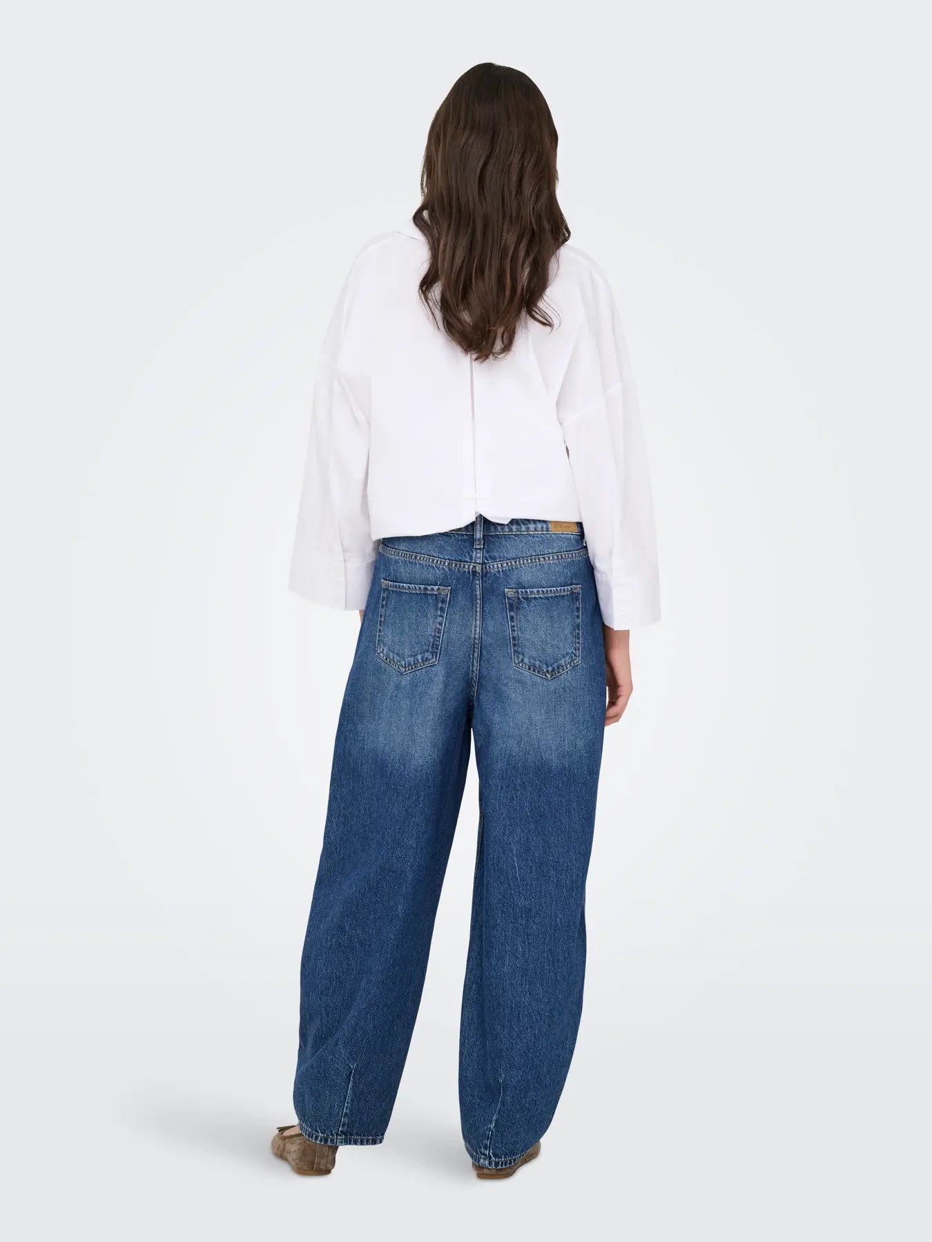 JDYSUSIE MW BARREL - Medium Blue Denim