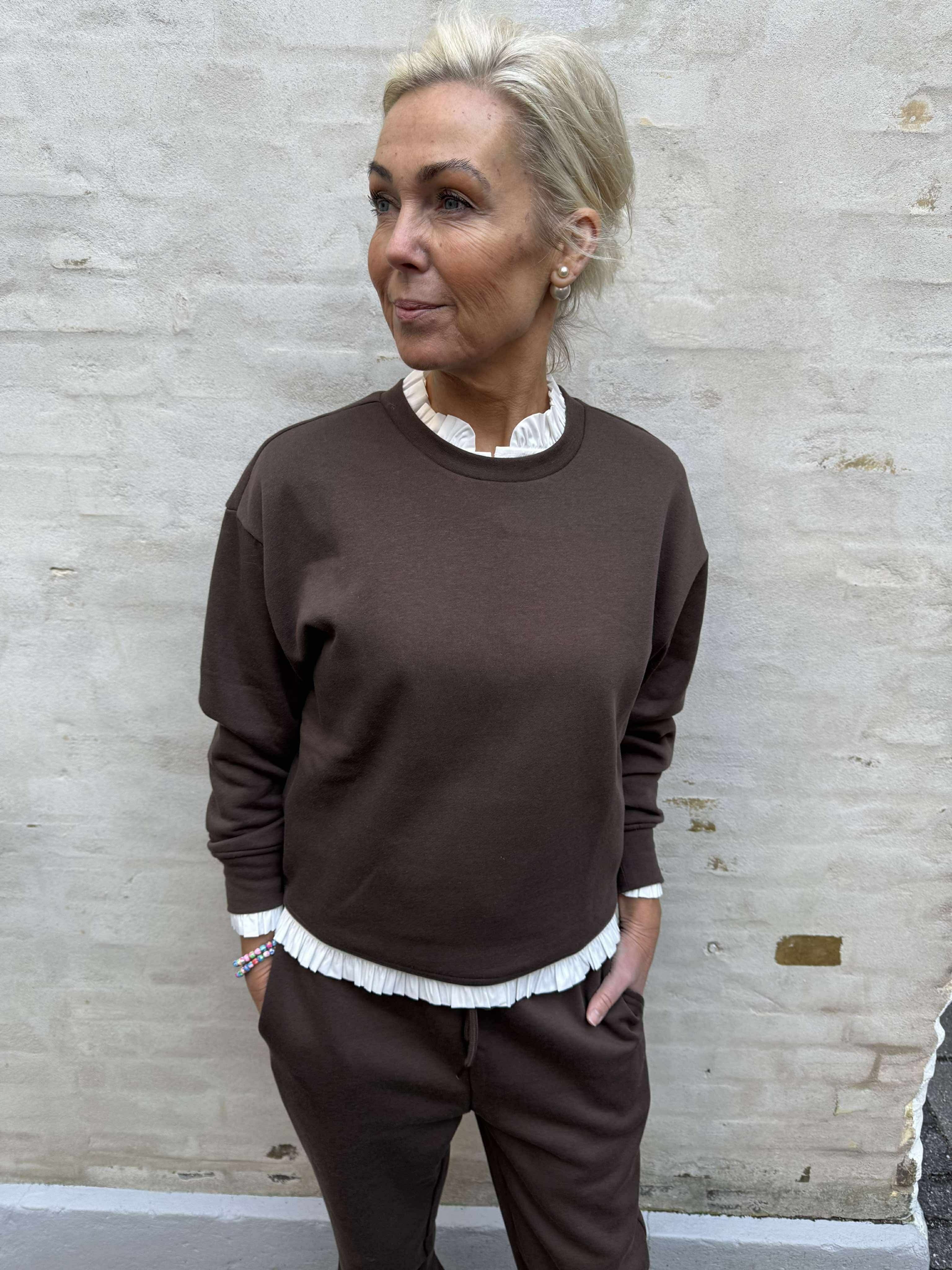 CHILLI LOOSE SWEAT - Hot Fudge