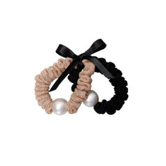 HAVEN mini scrunchie - Black/Golden