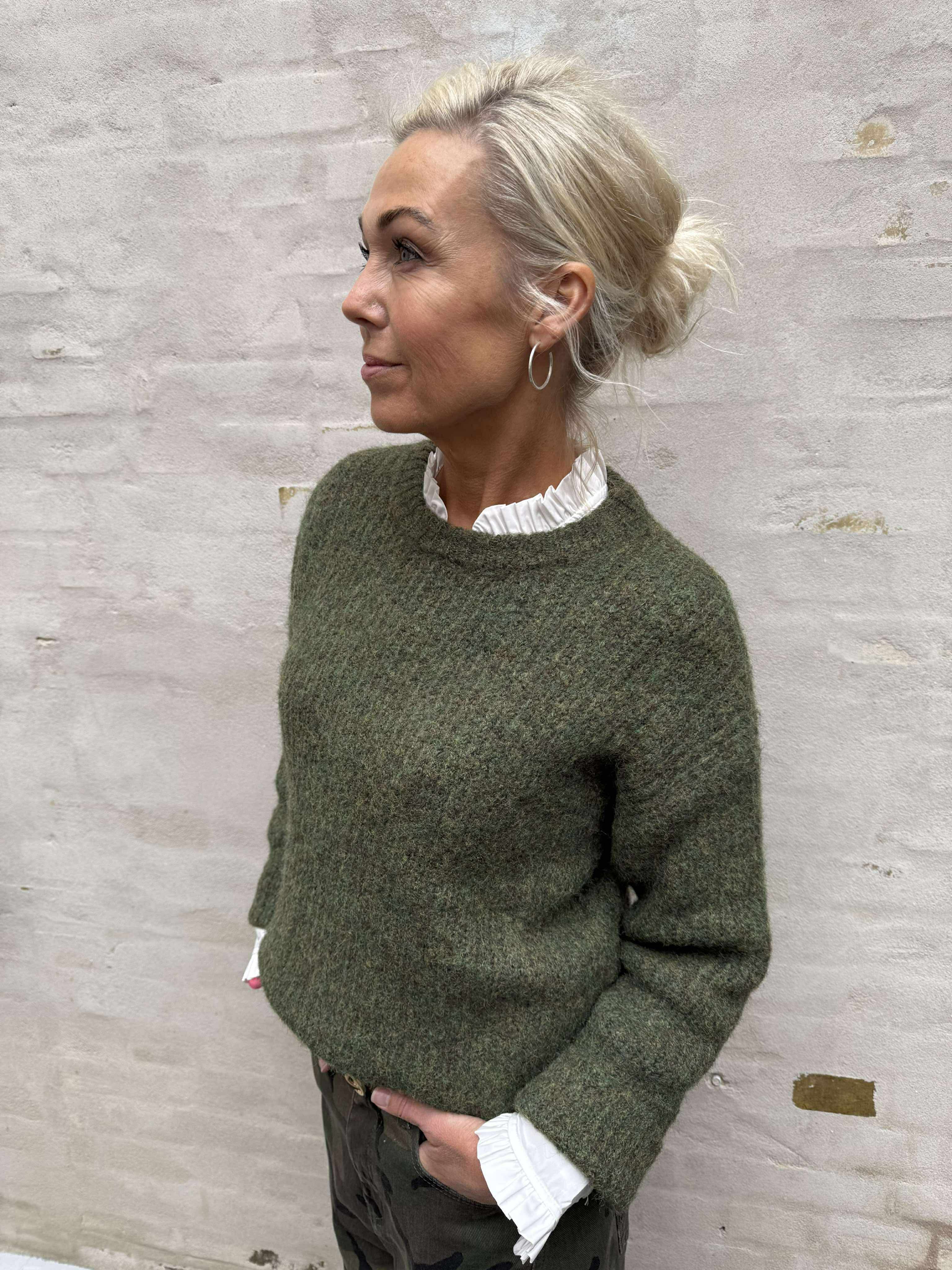 CharlieCC Knit - Military Olive