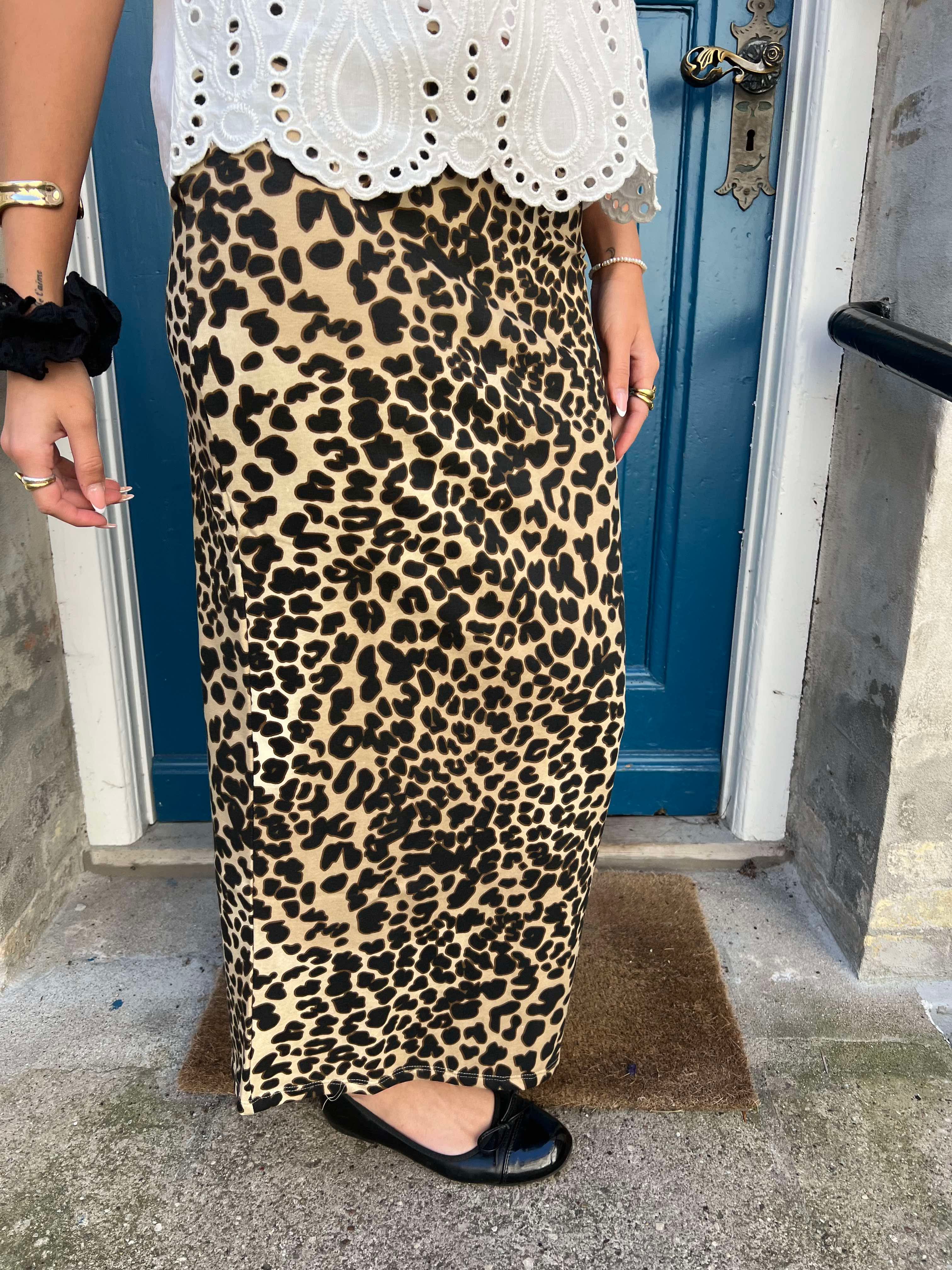 Yivy Midi Pencil Skirt Toasted Coconut
