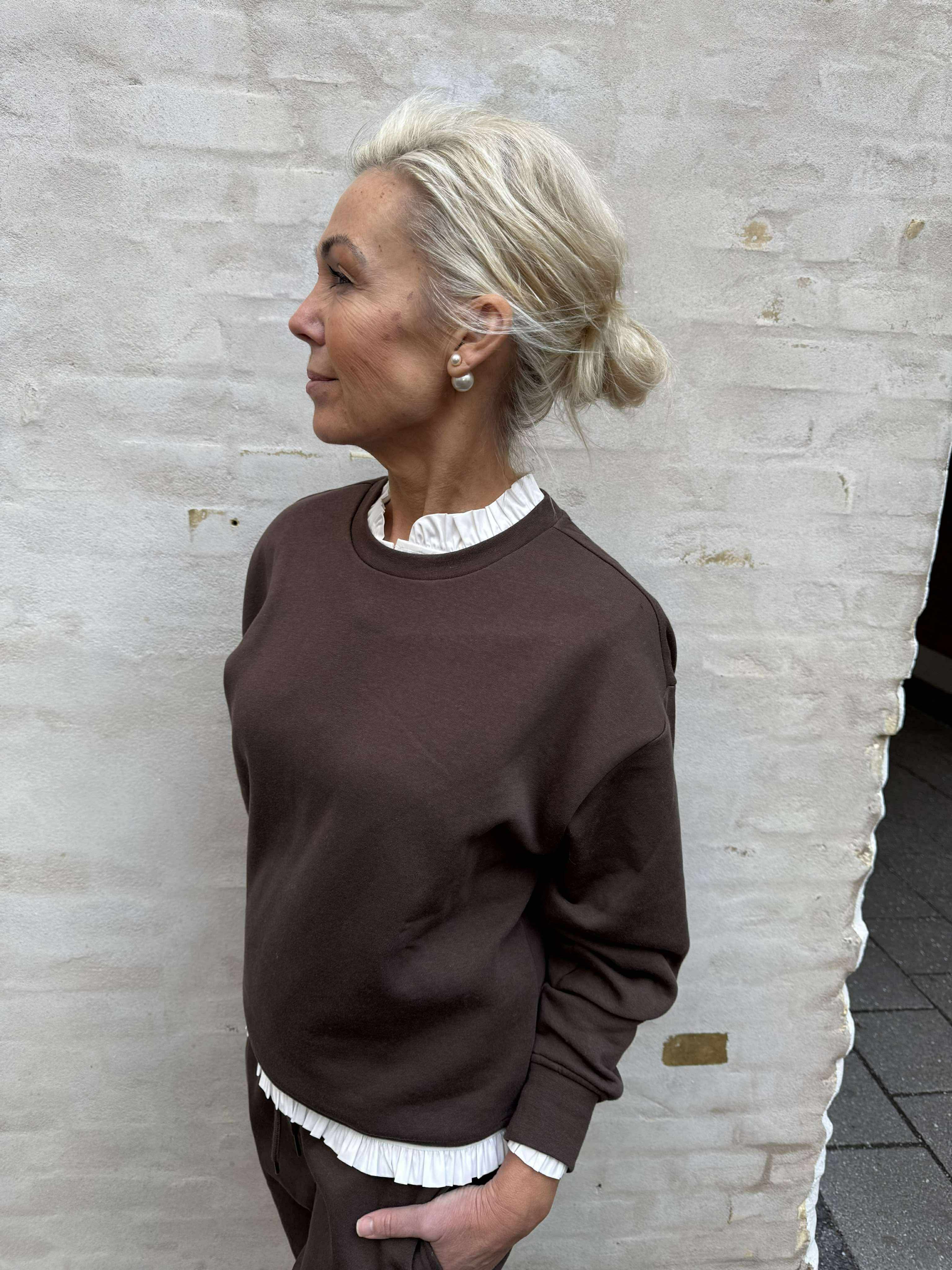 CHILLI LOOSE SWEAT - Hot Fudge