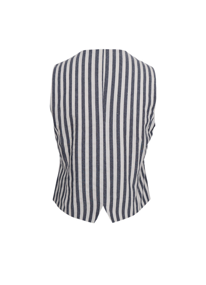 Maria Tailored vest deep navy