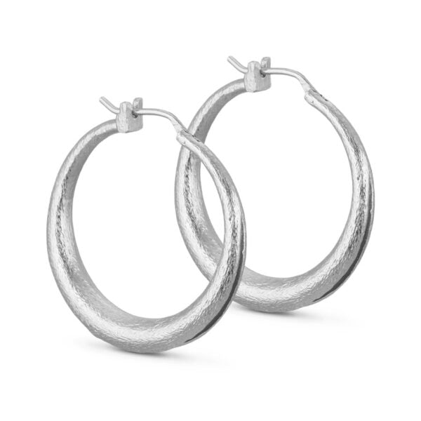 hoops big silver