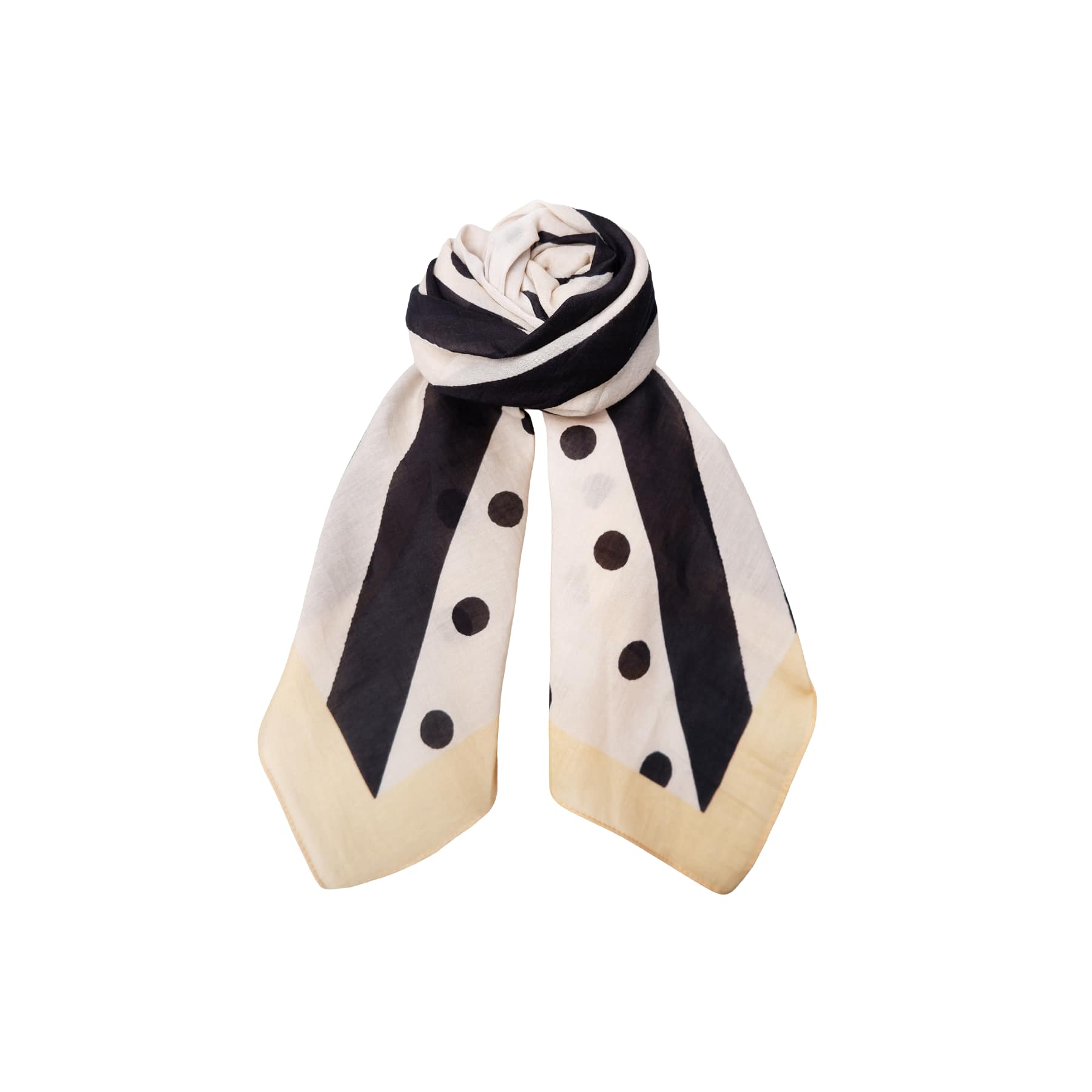 PREORDER-ESTELLE mini scarf - Creme
