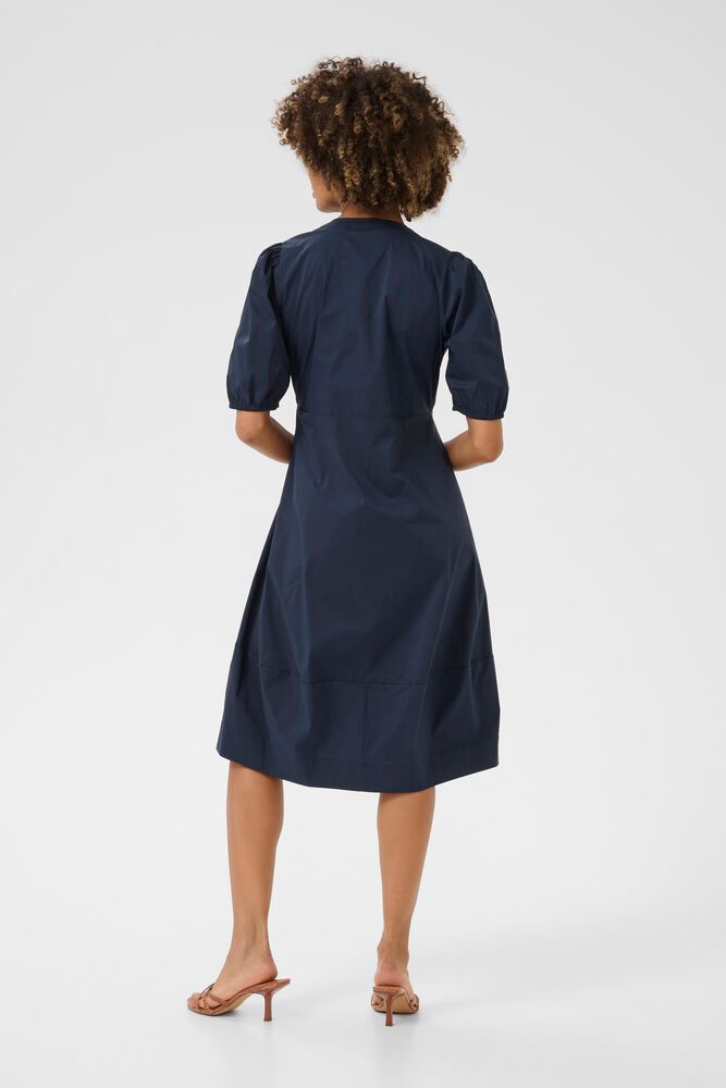 Antoinett Placket Dress blue iris
