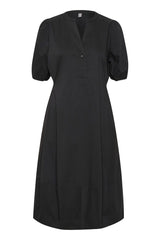 Antoinett Placket Dress black