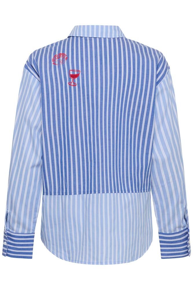 Abila Shirt - Blue/White Stripe