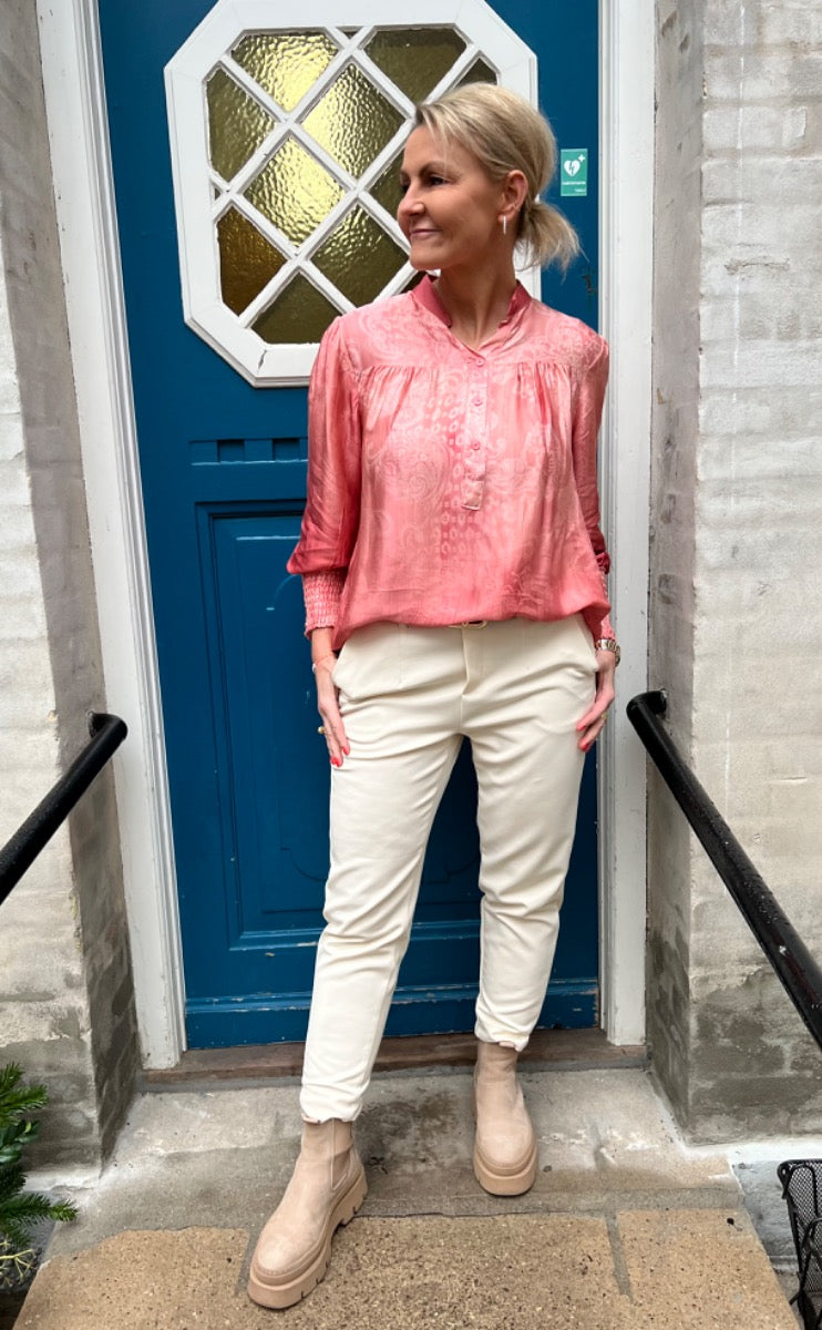 Lisa slim pant - Sandshell