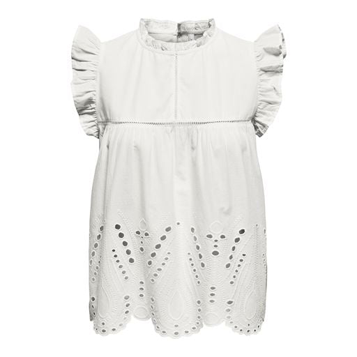 Miley Anglaise Top Cloud Dancer