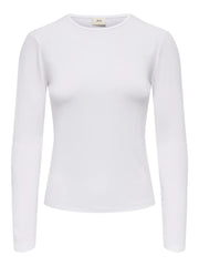 MILA O-NECK TOP - White