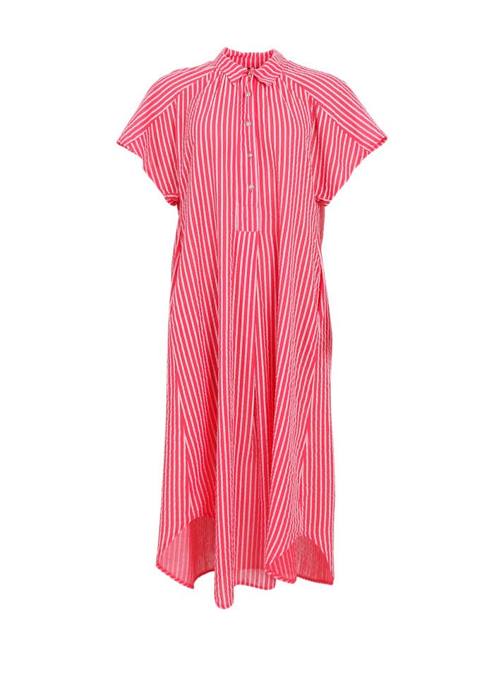 Molly s/s dress red stripe