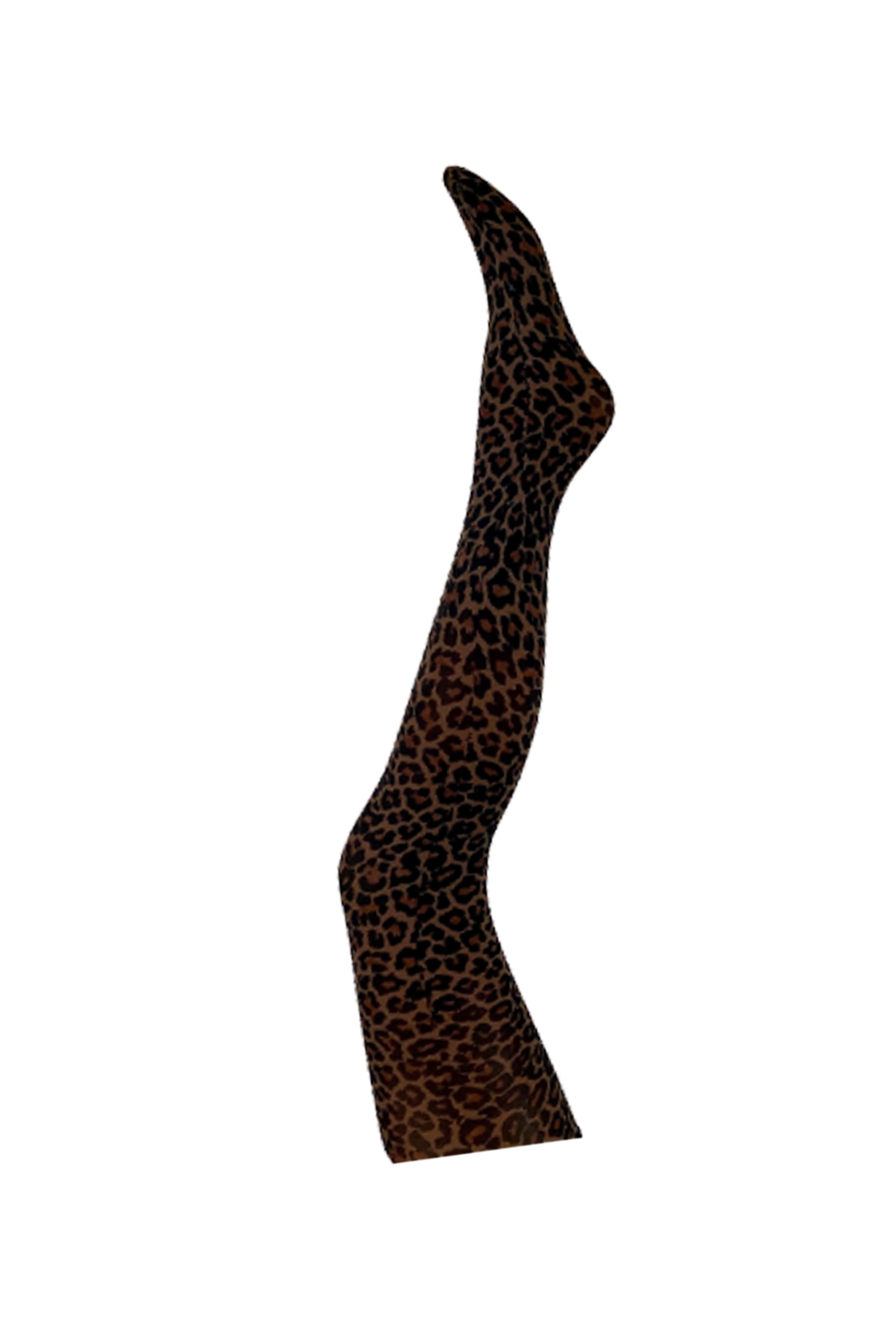 Alma tights - Brown Leo