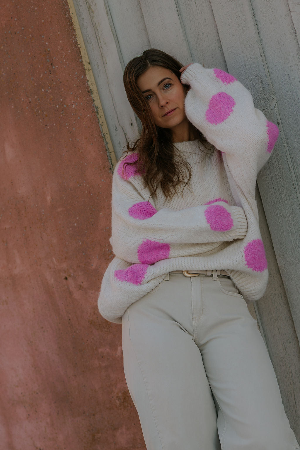 Camilia Pullover - Rosa prickar