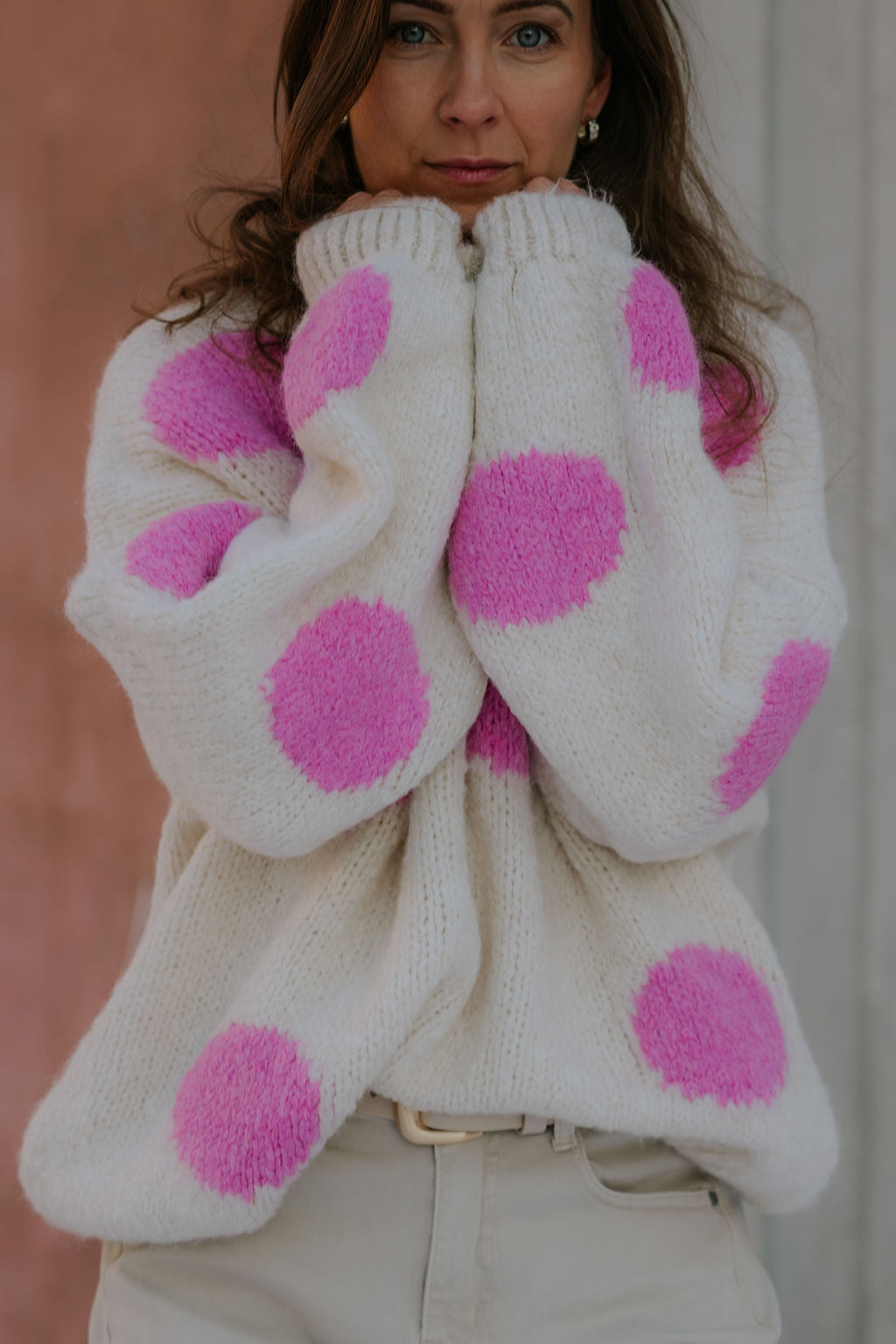 Camilia Pullover - Rosa prickar