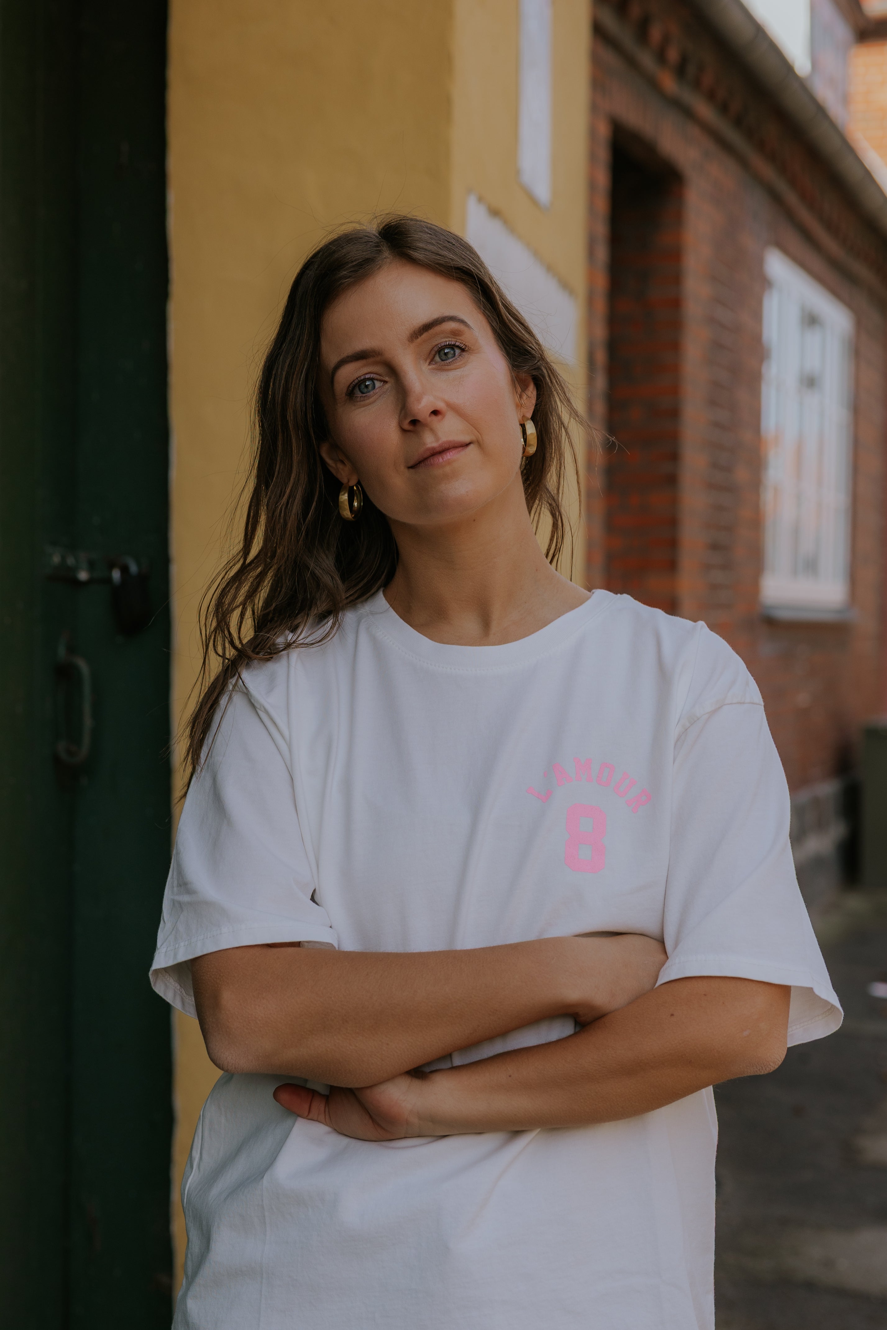L´Amour Tee - White/Pink