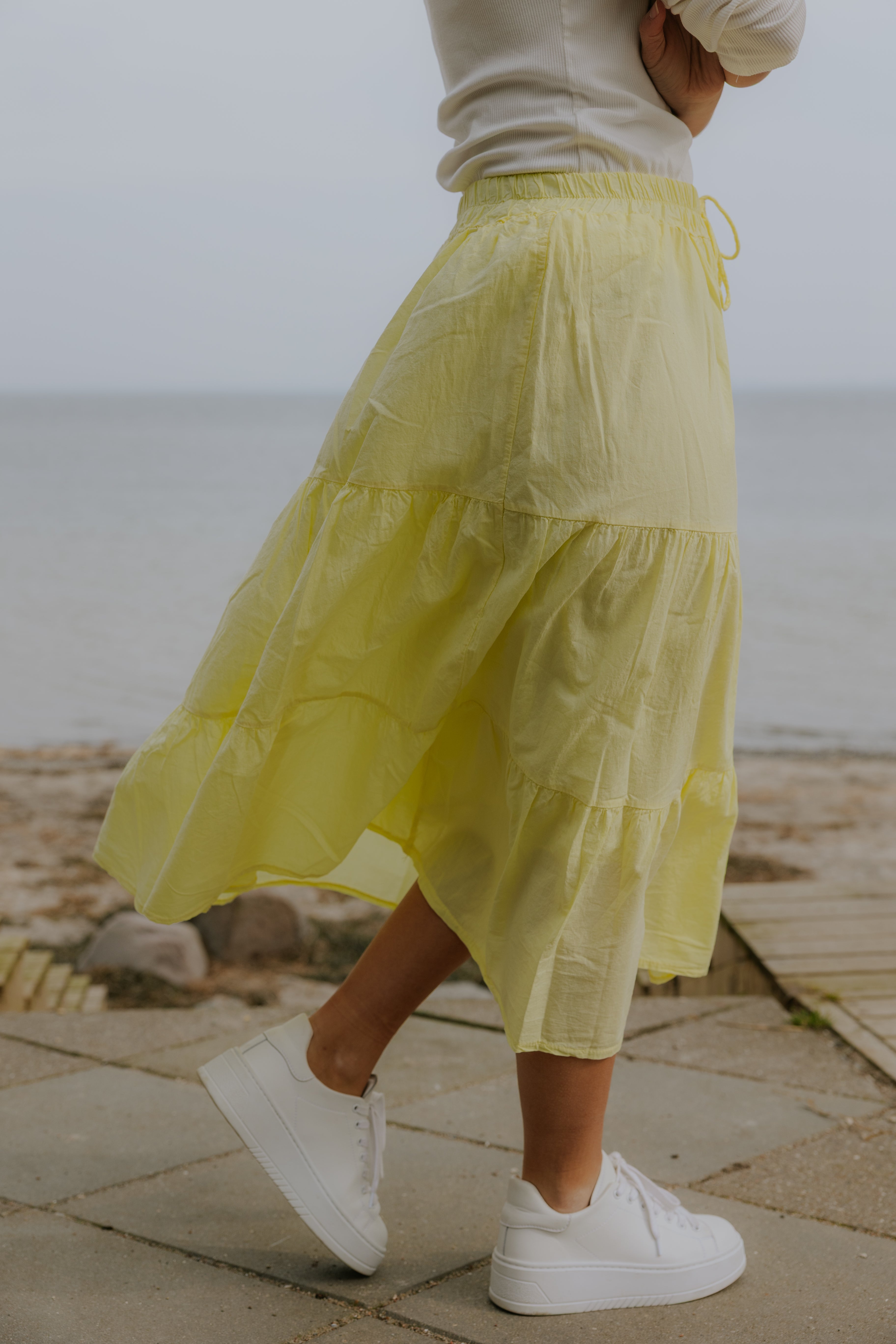 FÖRORDER-Summer Vibe Kjol - Gul