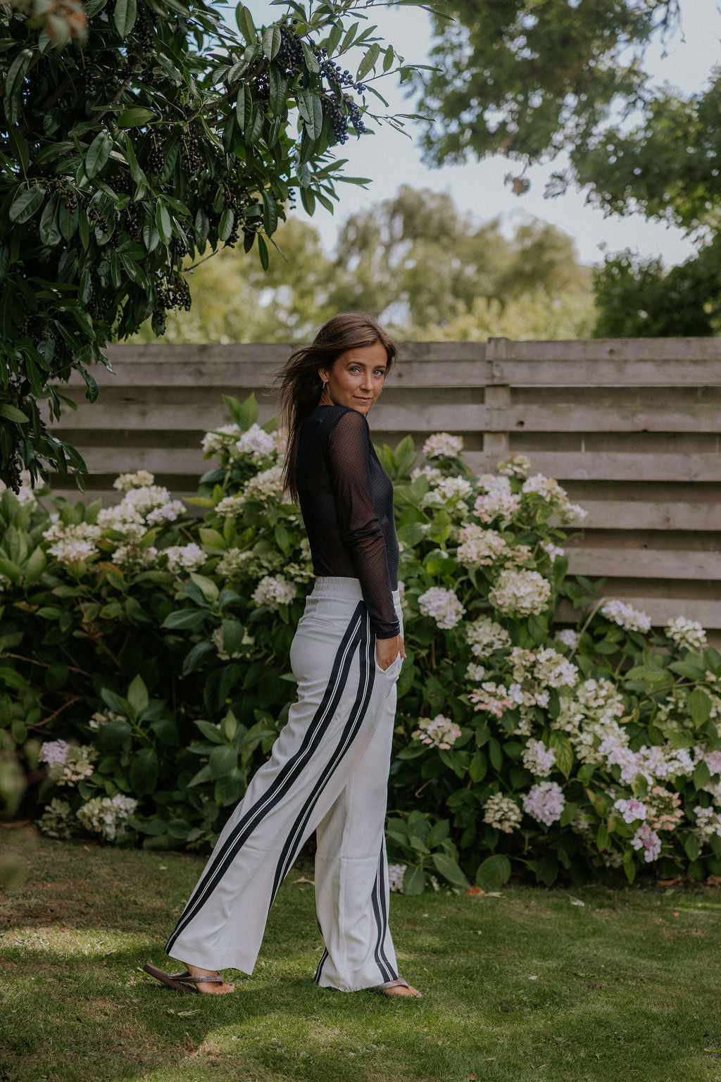 AliniCC Double Panel Pant - Bone