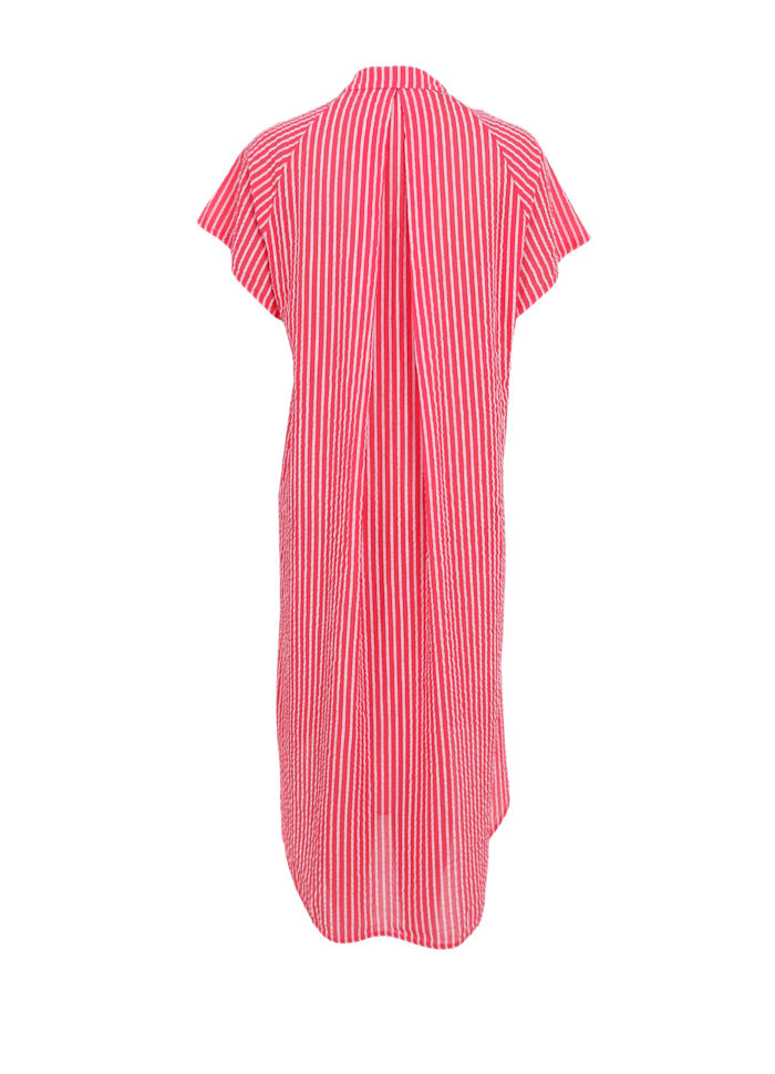 Molly s/s dress red stripe