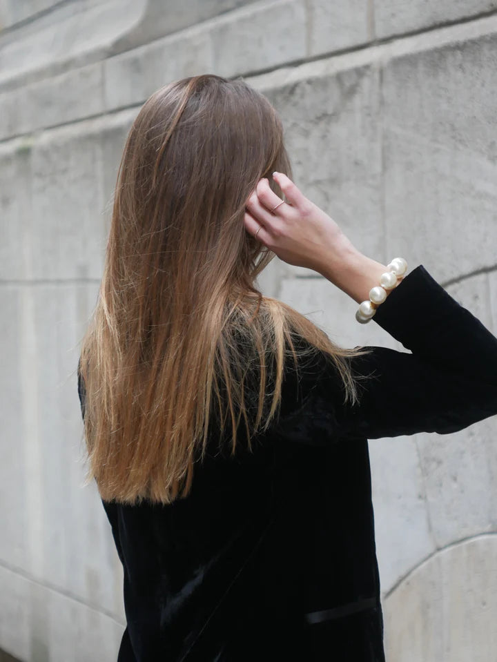 Shell Bichou Round Bracelet - Pearl