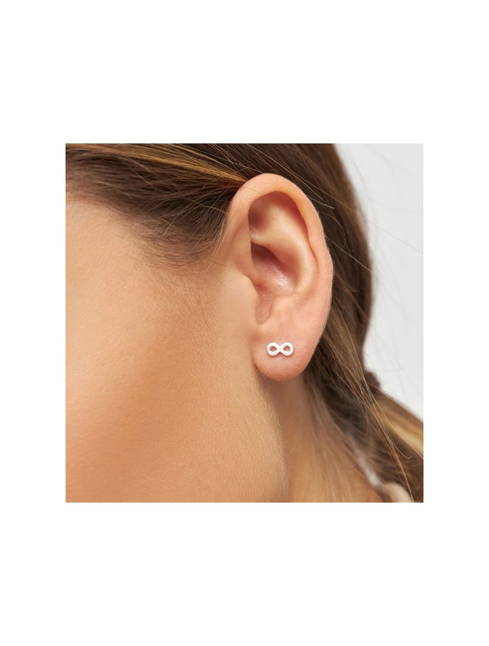 Infinity earstick silver
