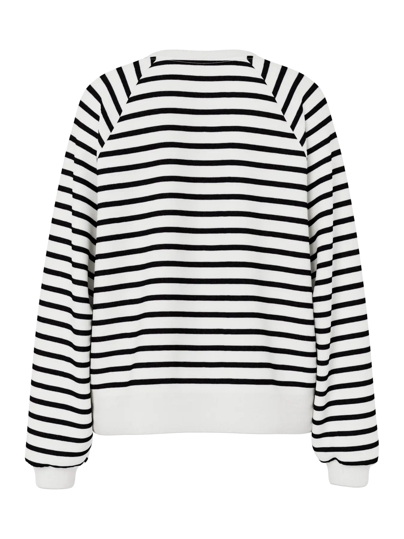 GRETA SWEAT - Cloud Dancer BLACK + HEART