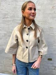 Rosemma Trench Mini Jacket - Beige