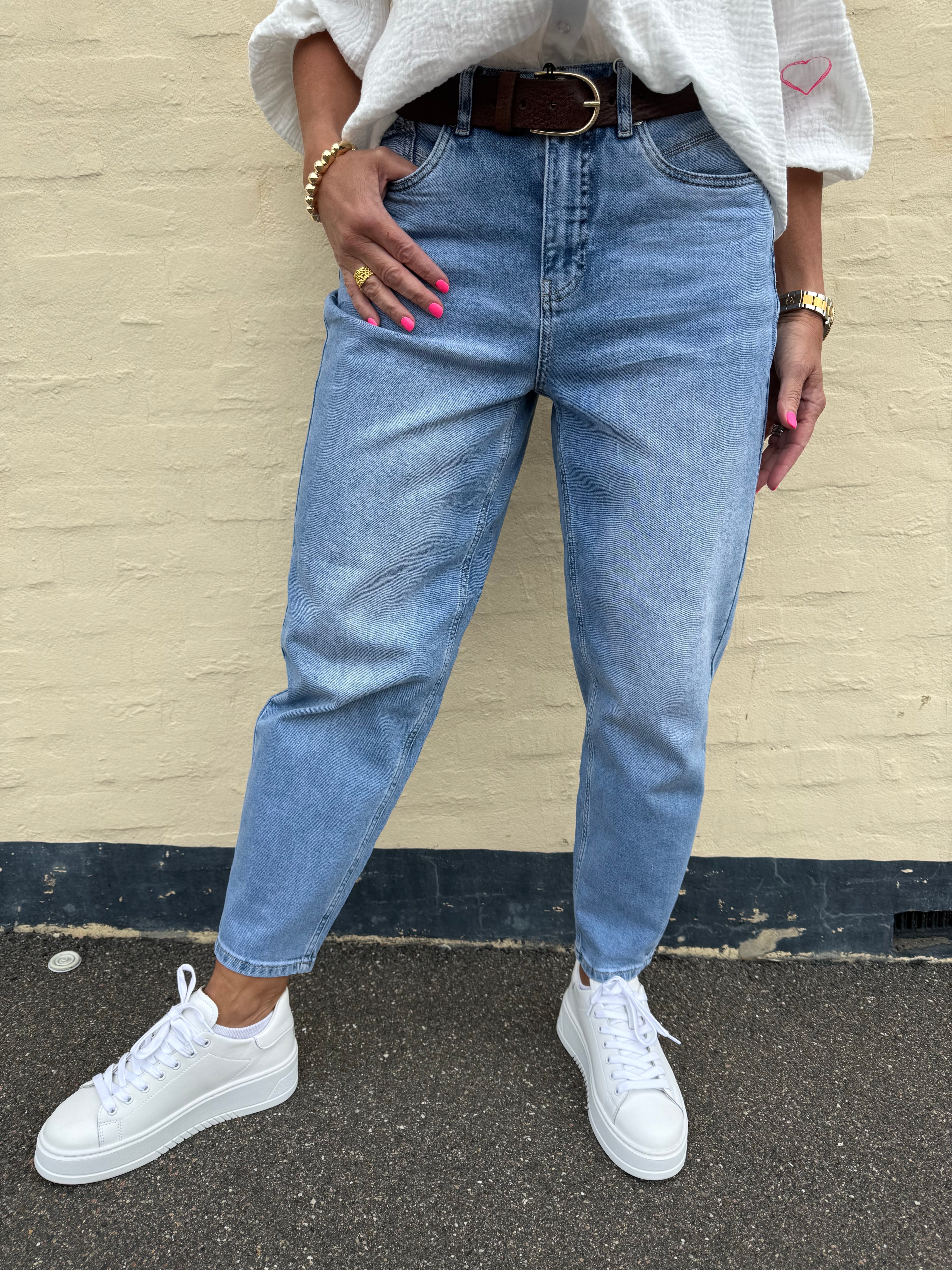 Karlie Barrel High Waist - Authentic Light Blue