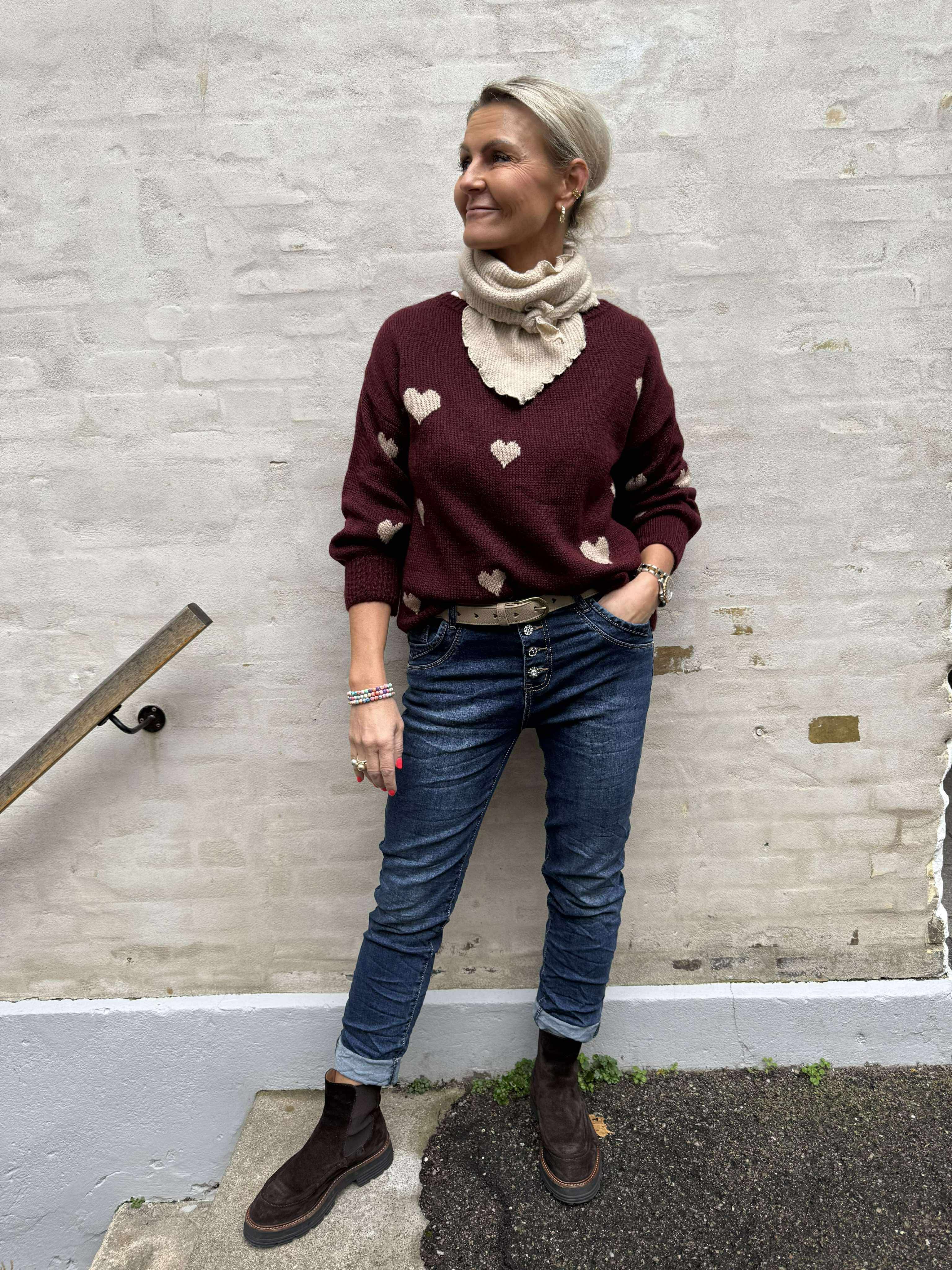 Clover Knit - Bordeaux