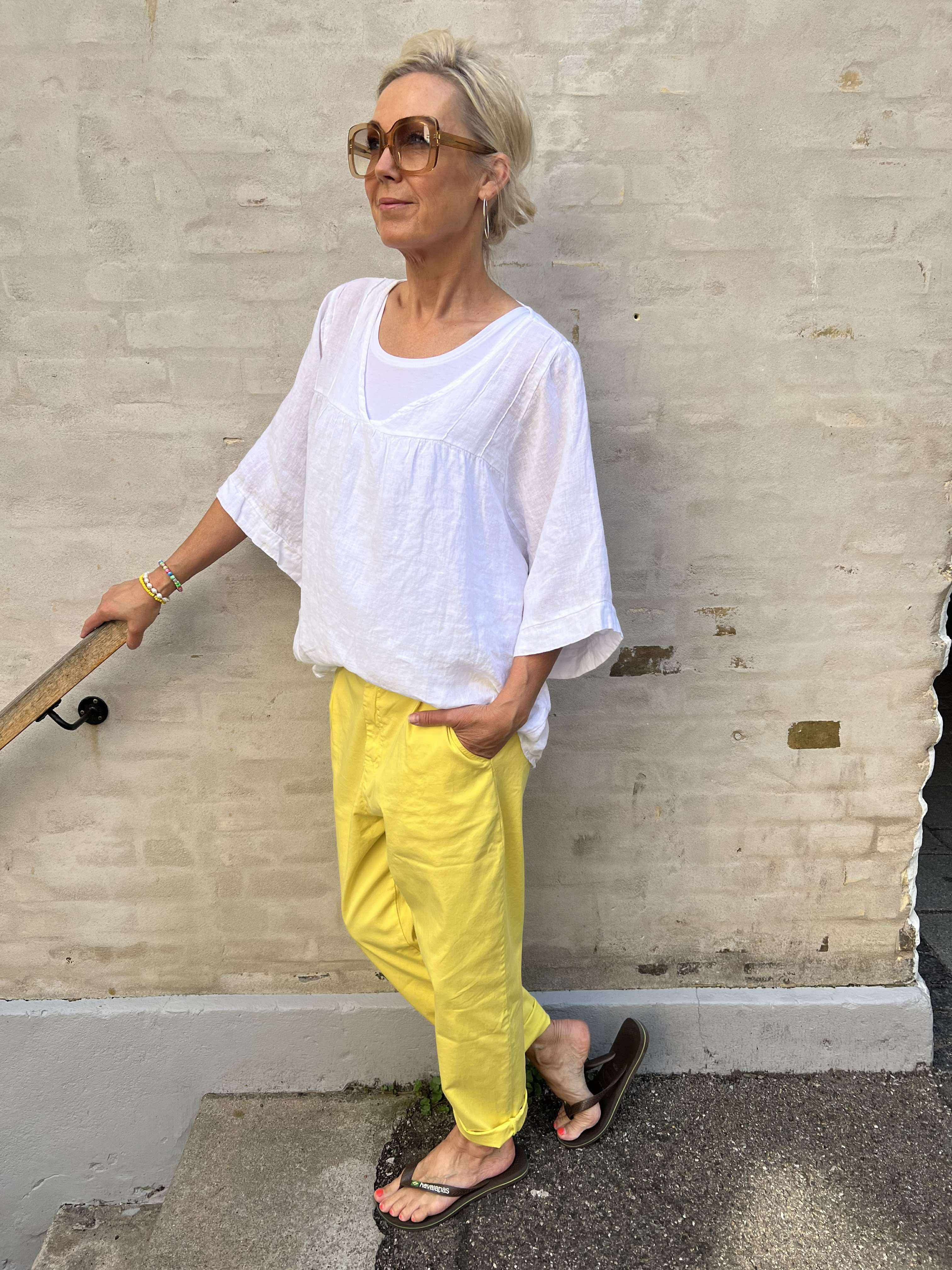 Violo T-shirt - Bianco