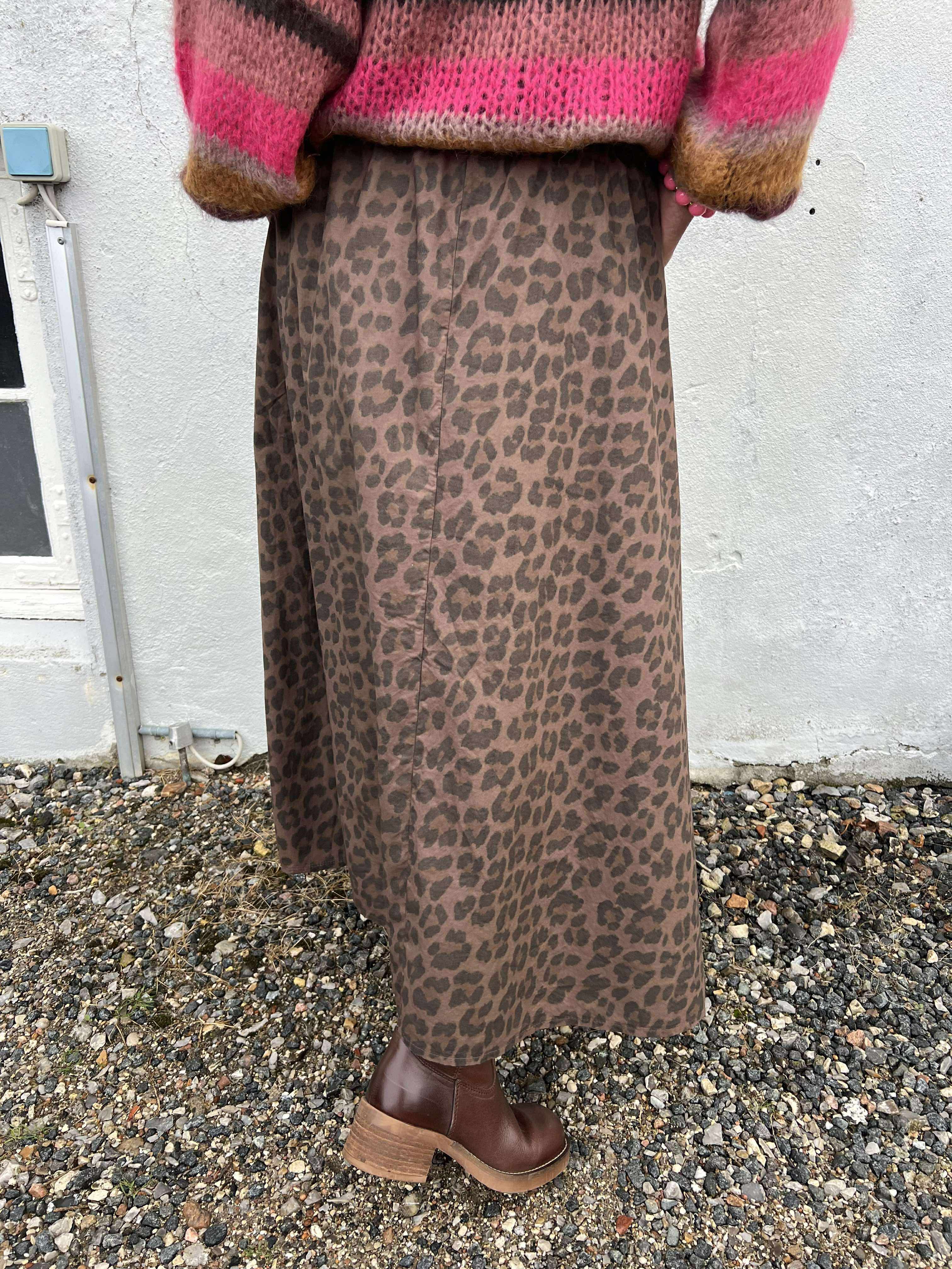 ABBIE Skirt - Mocca Leo