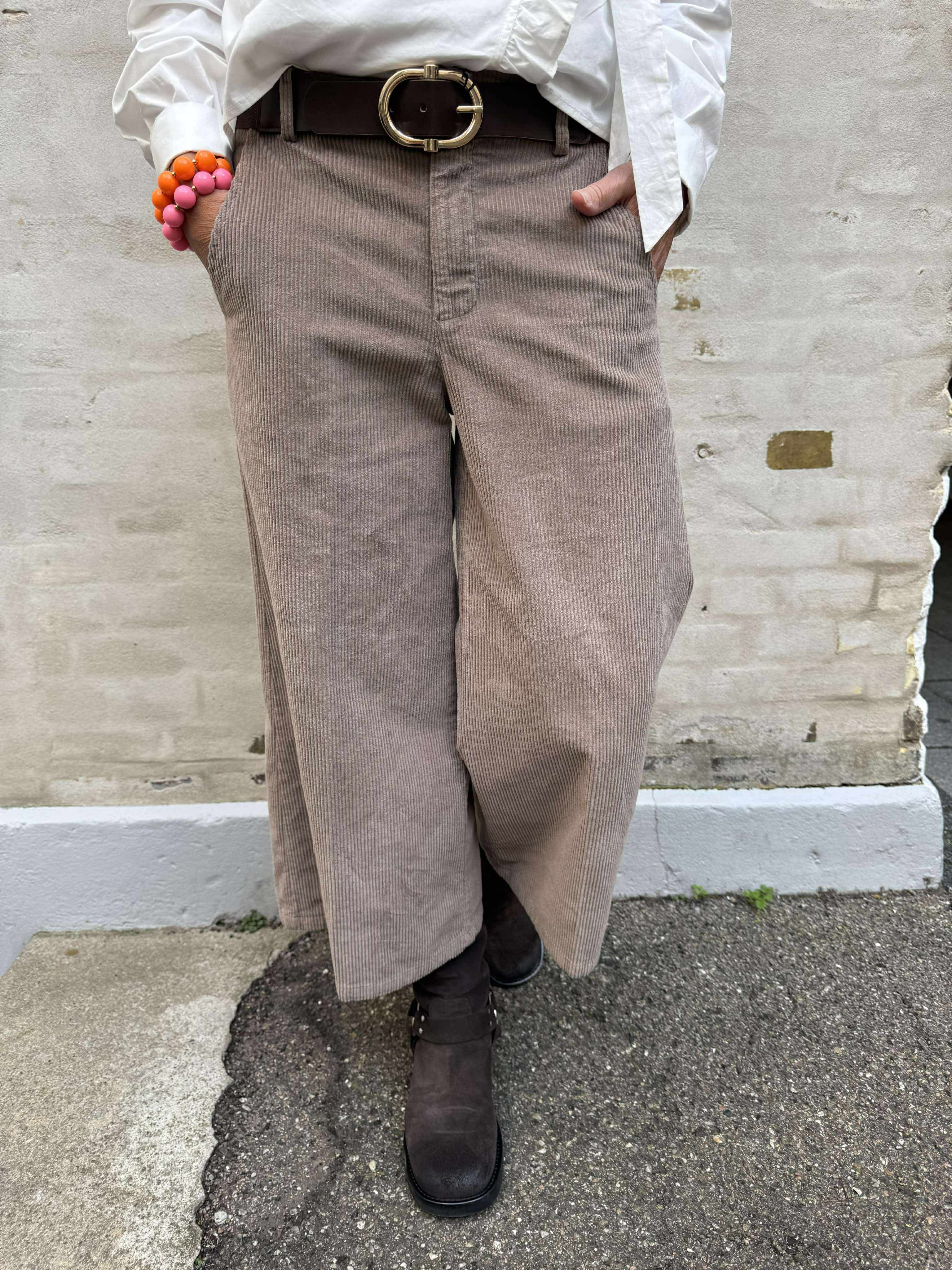 Cora Culotte Pant - Lt. Nougat