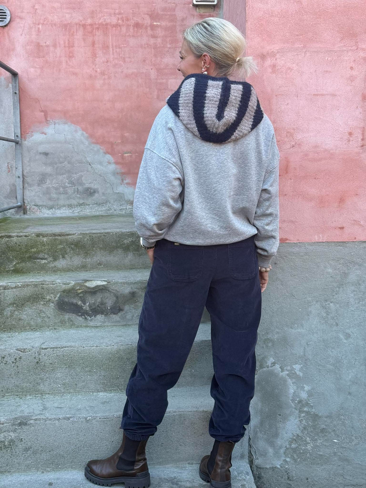Karlie Barrel HW Corduroy - Indigo Night