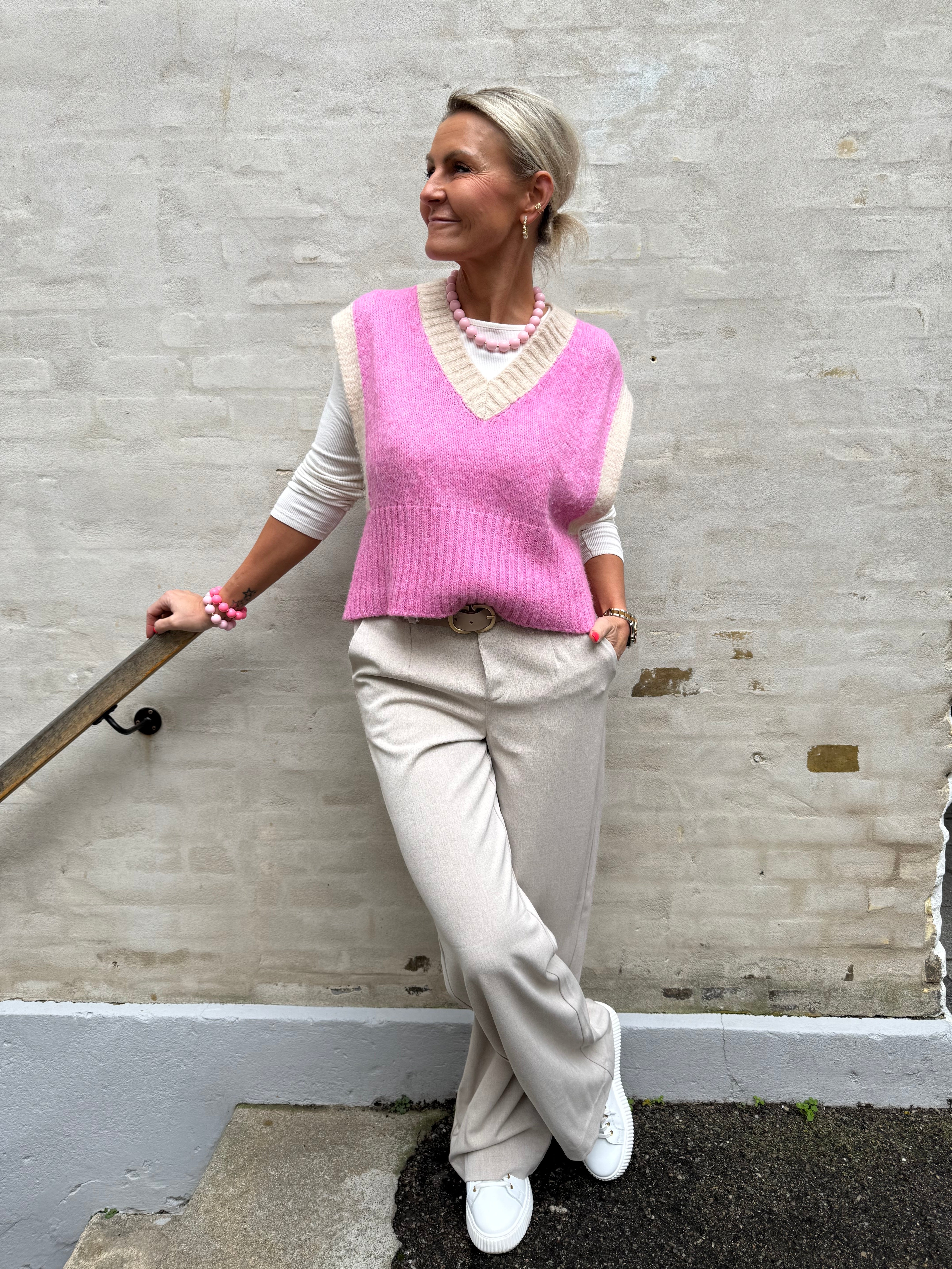 Lisa WIDE pant - Humus Melange