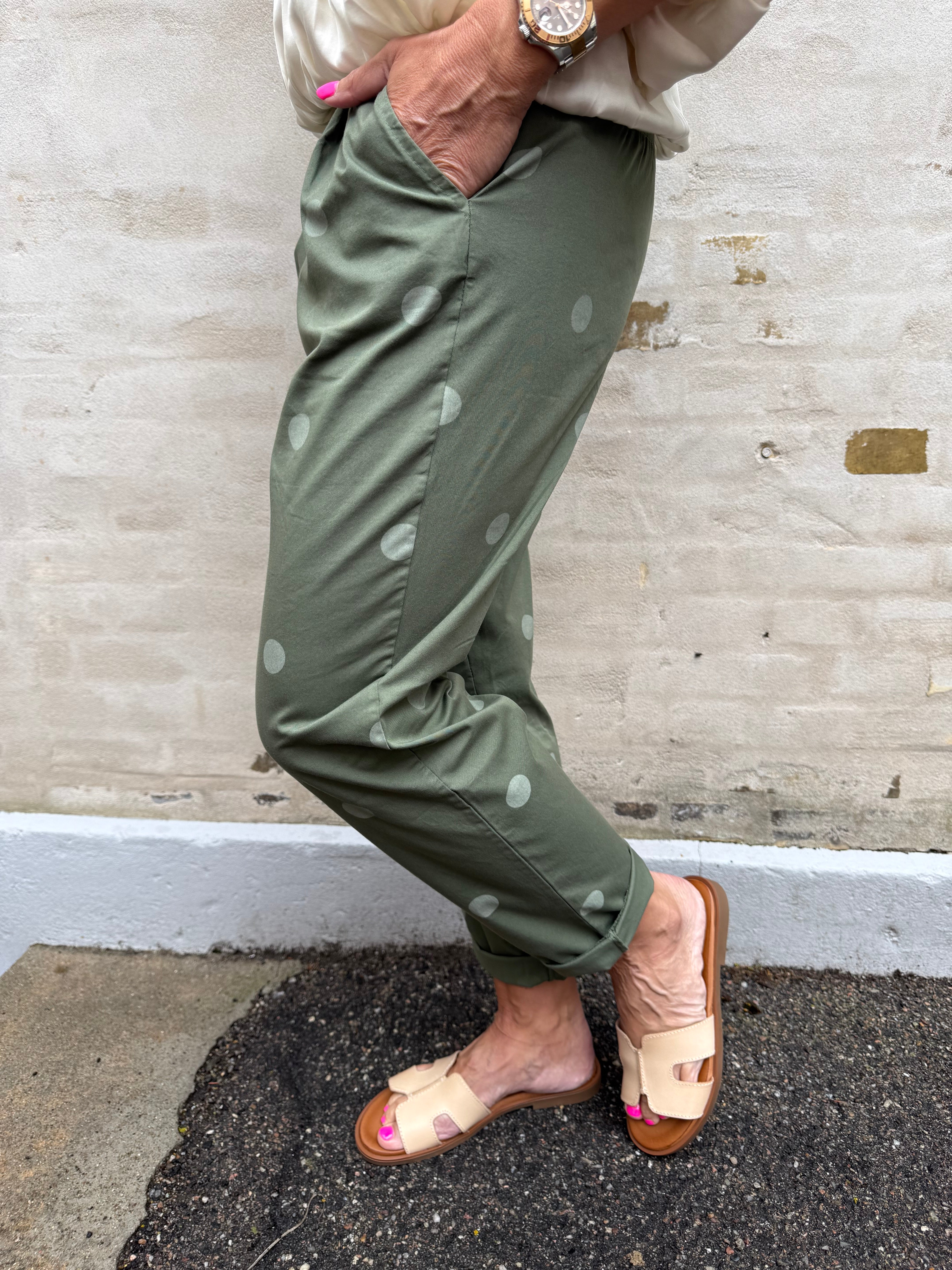 Dot Pants - Green
