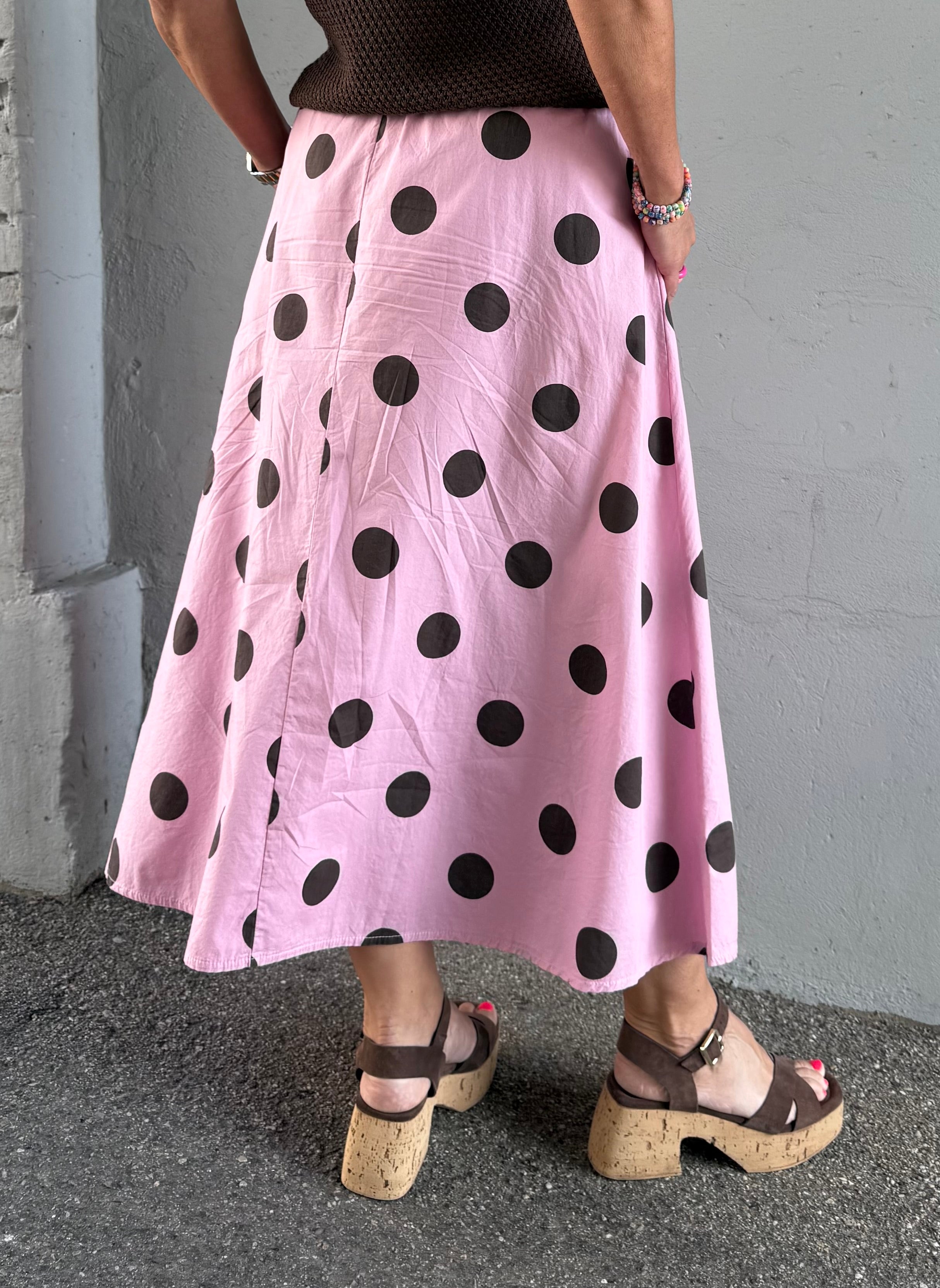 ABBIE Skirt - Rose Dot