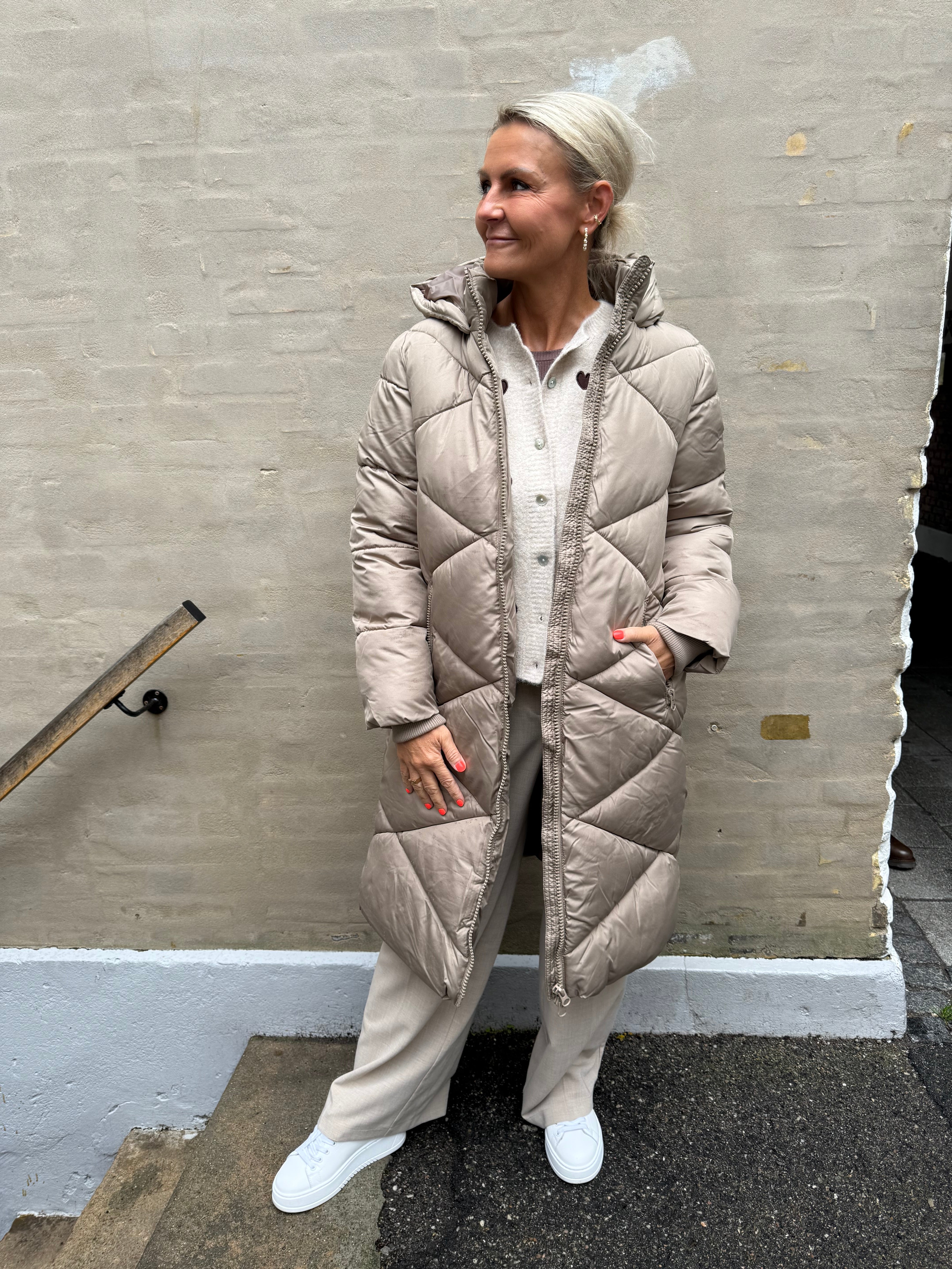 VISTA LIFE PADDED HOOD JACKET - Timber Wolf