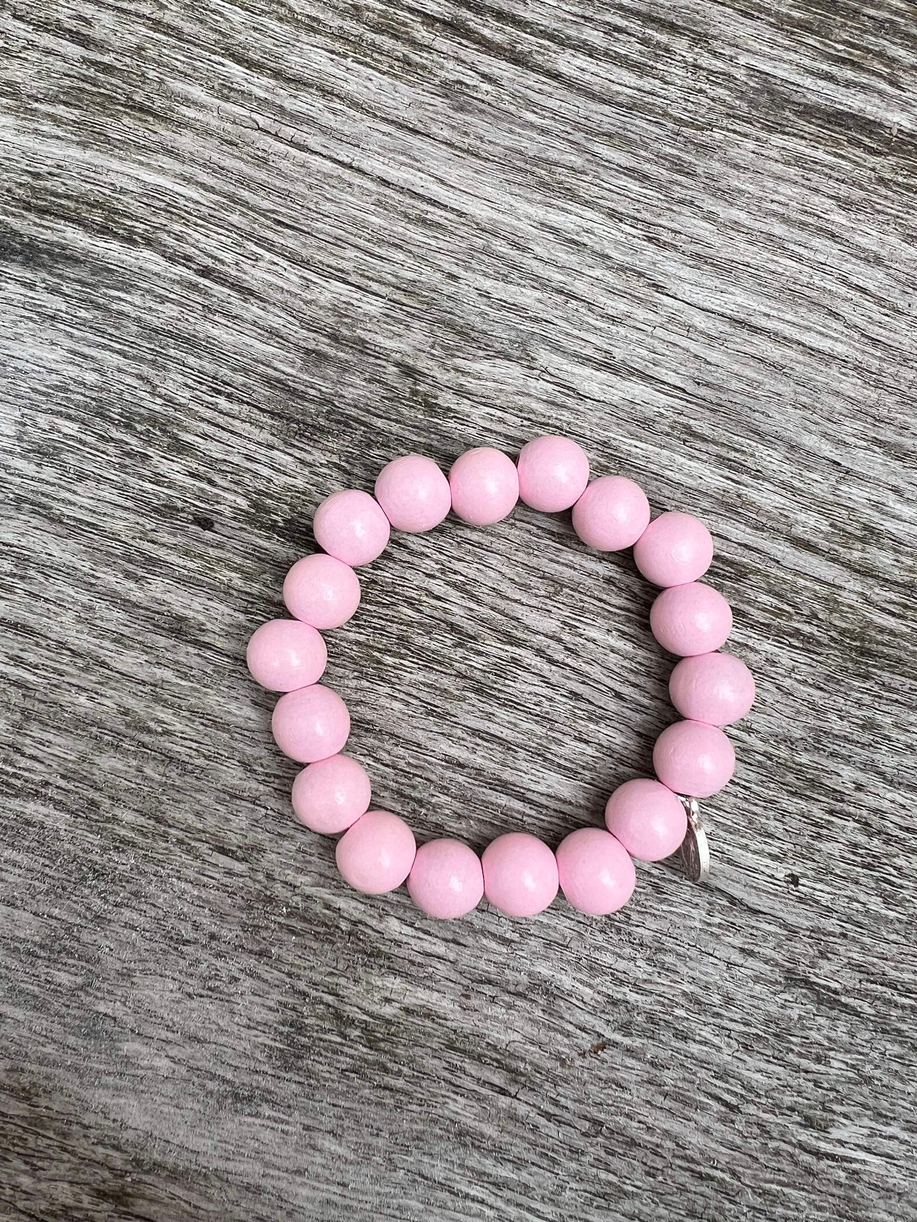 Timber bracelet baby pink