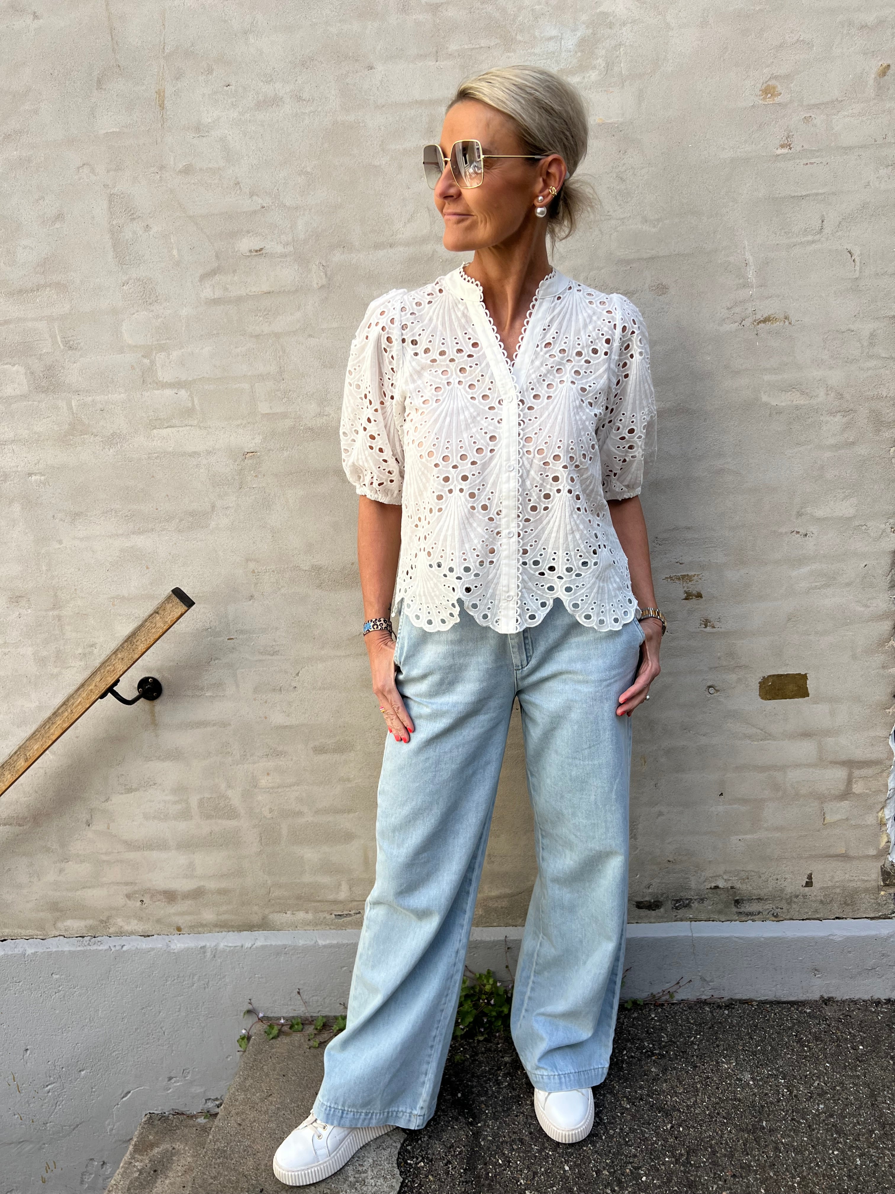 Naya Anglaise Shirt White
