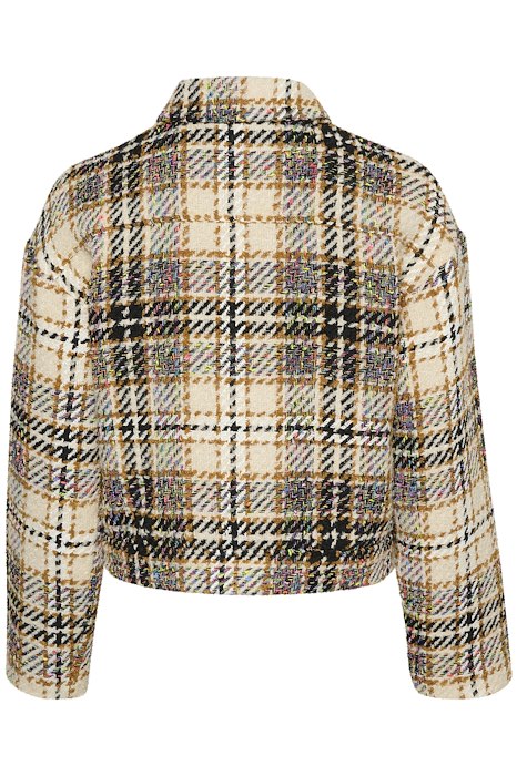 Aro short jacket multi checks