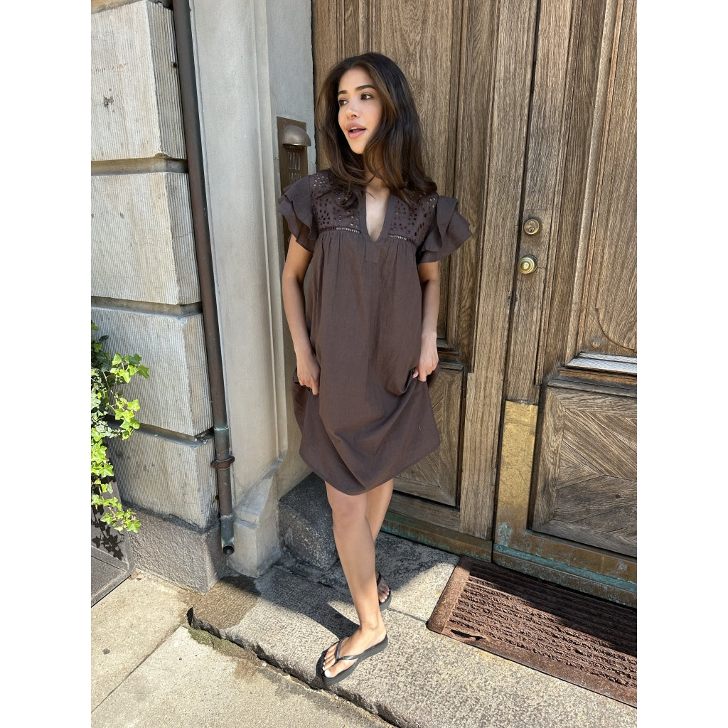Christel dress - Brown