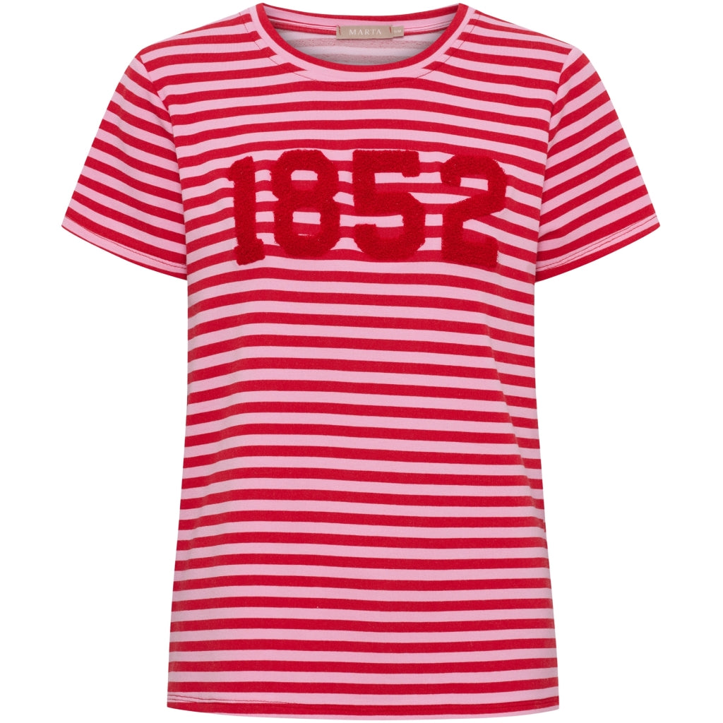 Herdis T-shirt - Svart/Beige
