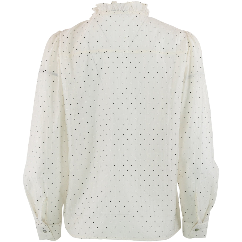 Mili smal dot blouse off white