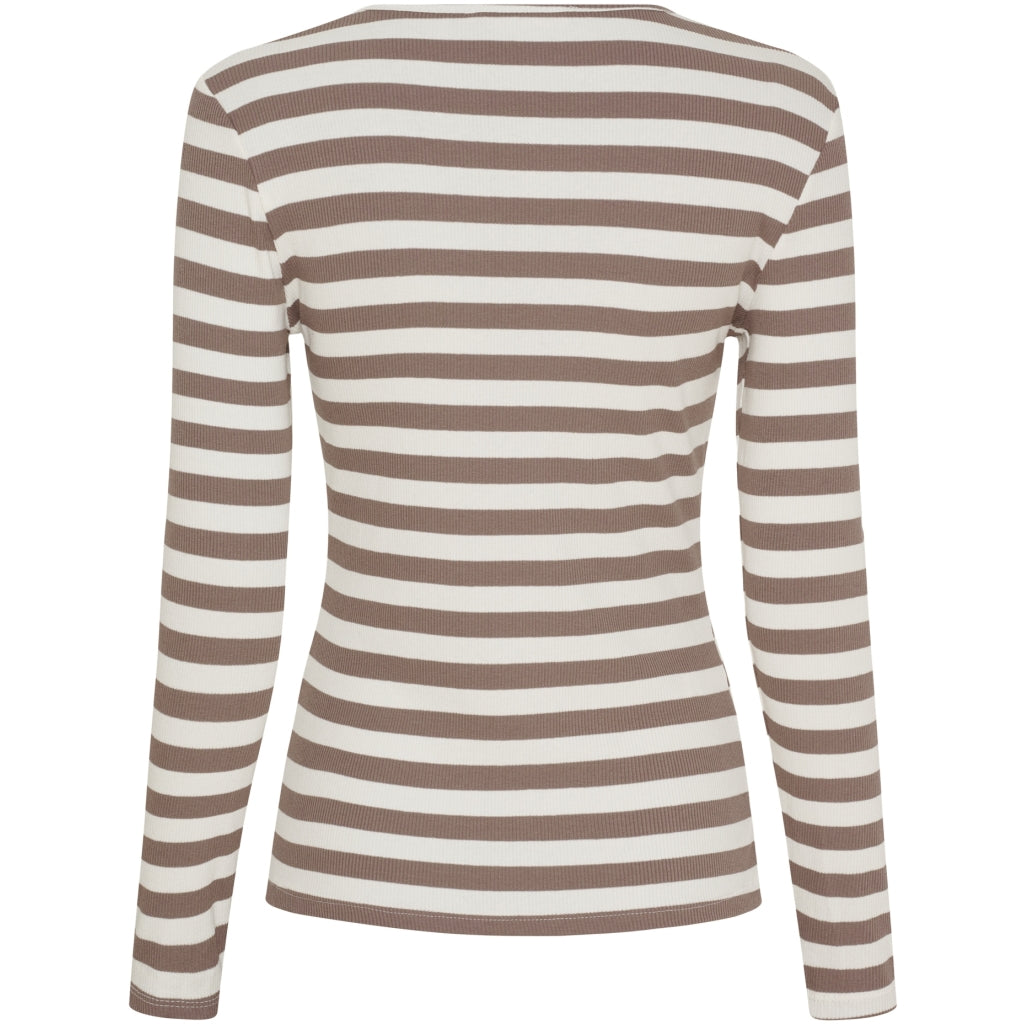 PREORDER-Begonia LS Tee - Tortora
