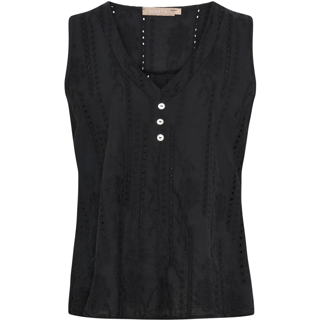 Perla Top Black