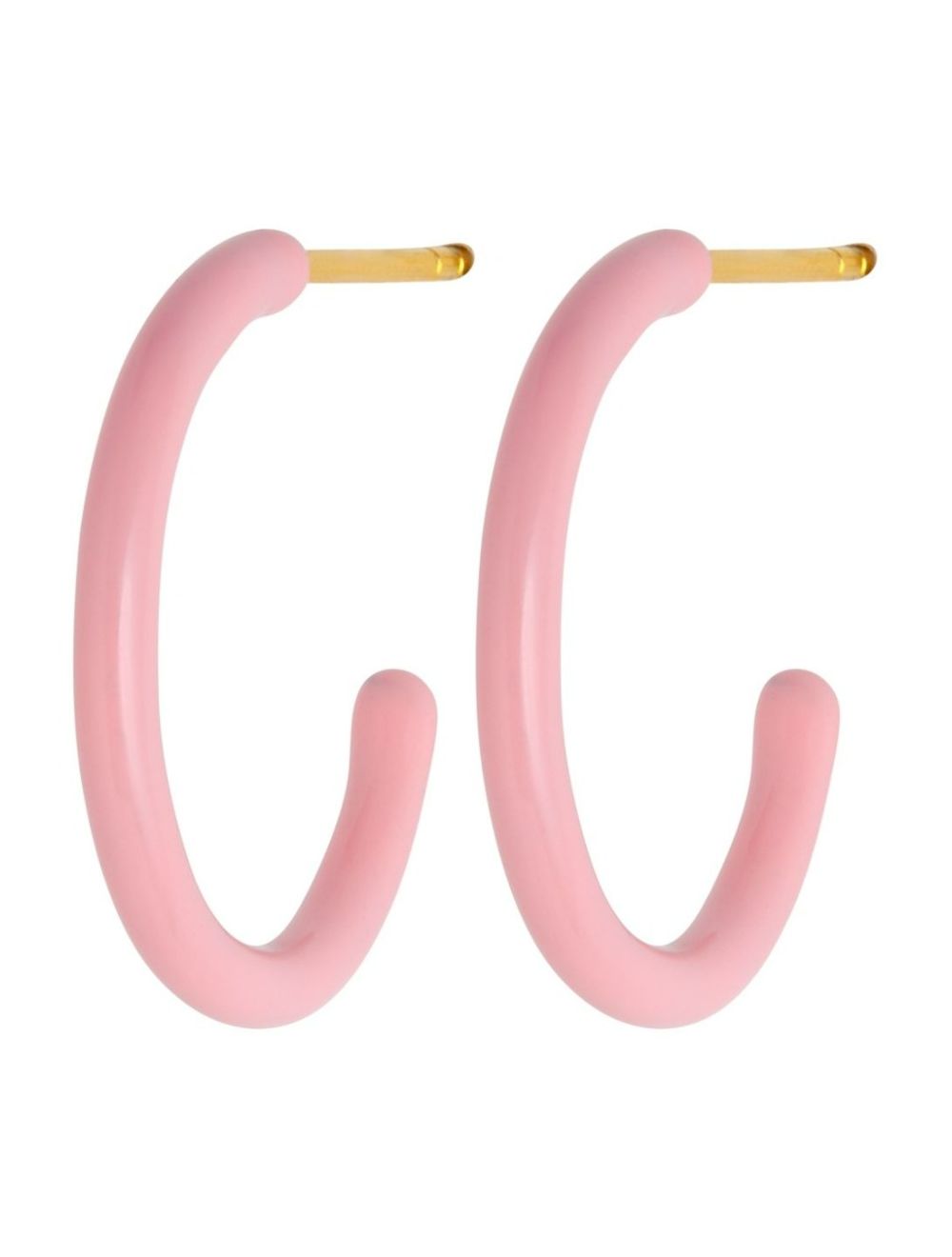 colour hoops medium pair light pink